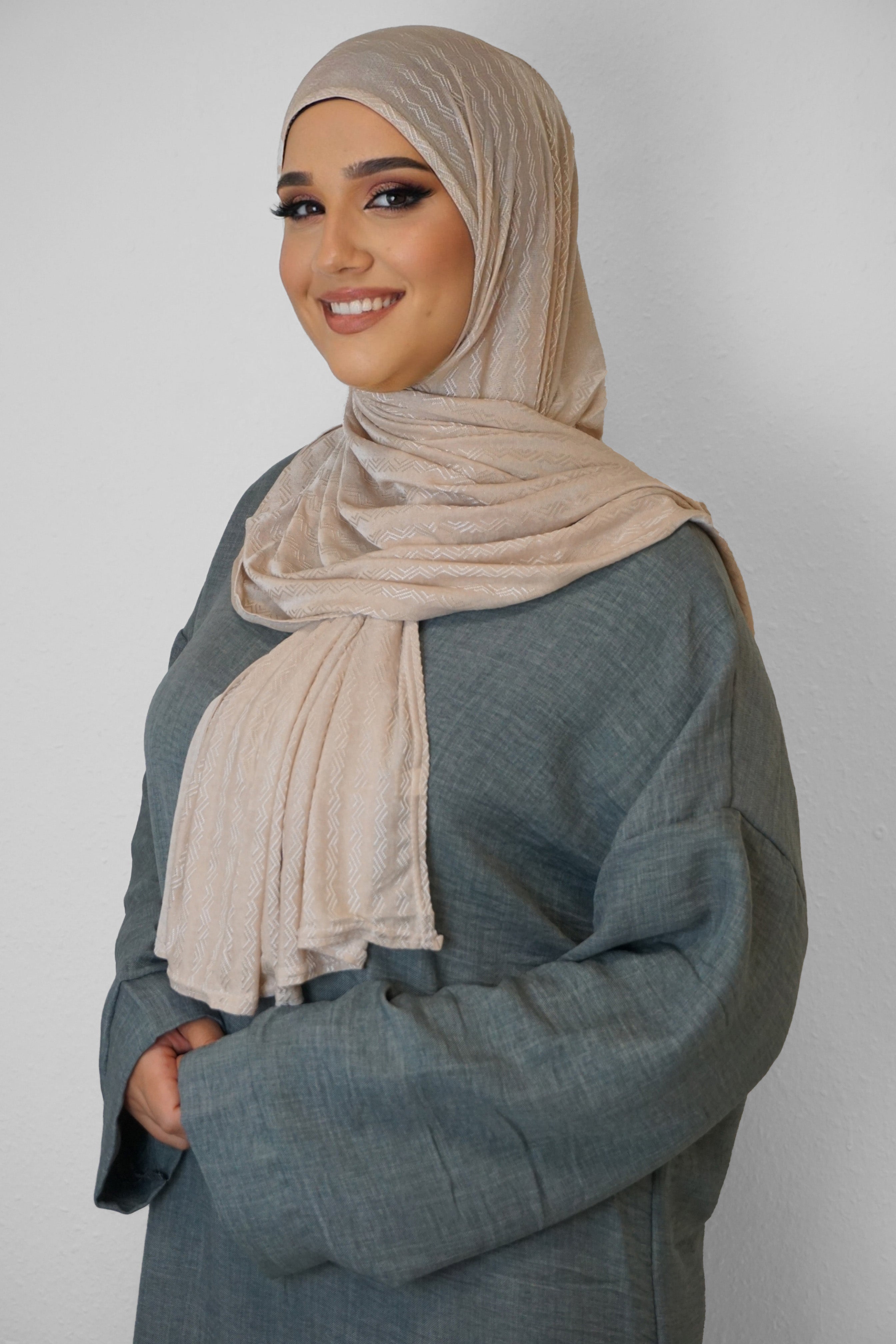 Jersey Ripped Elegance Beige