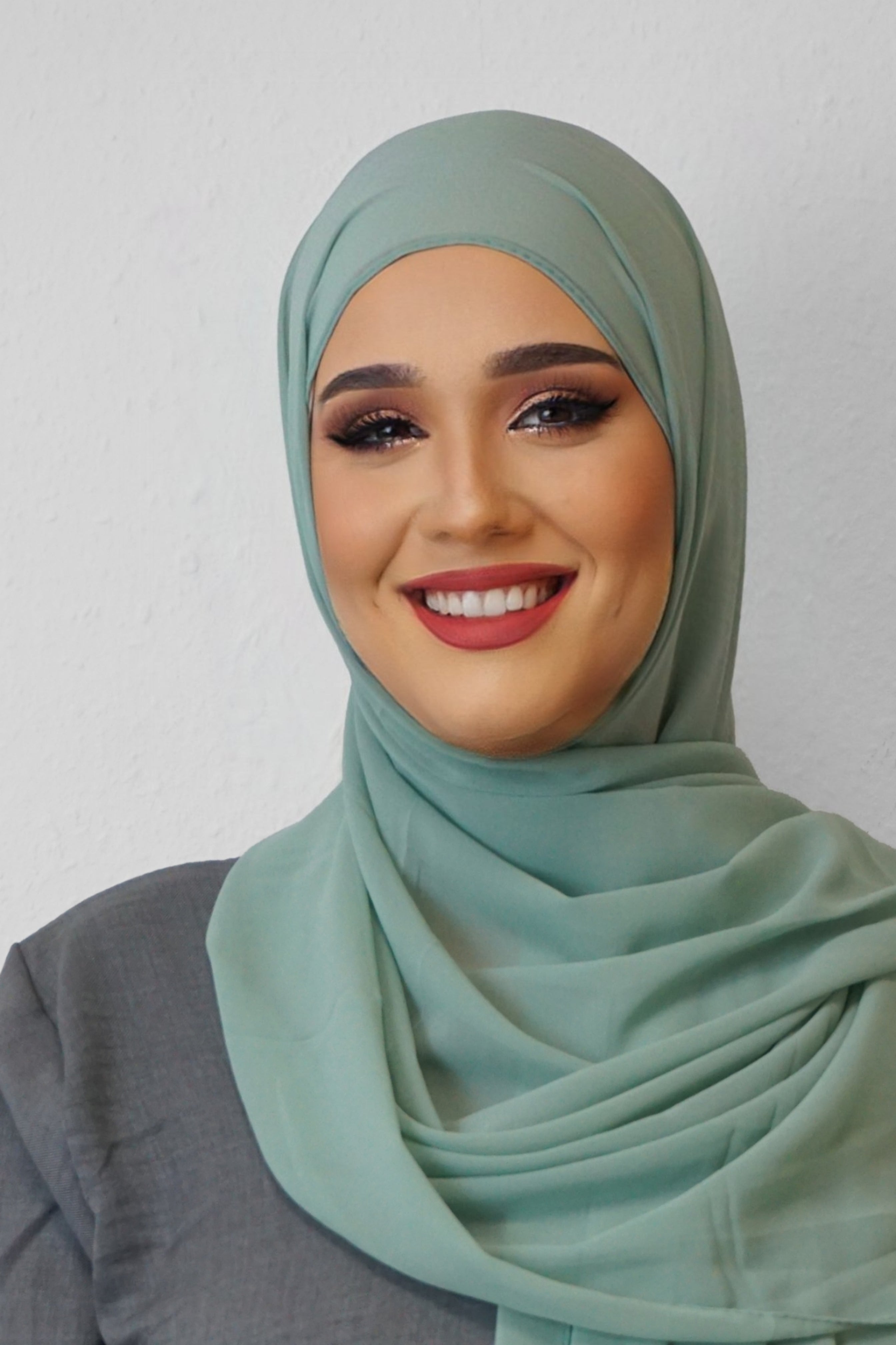 Chiffon XL Hijab Pistazie