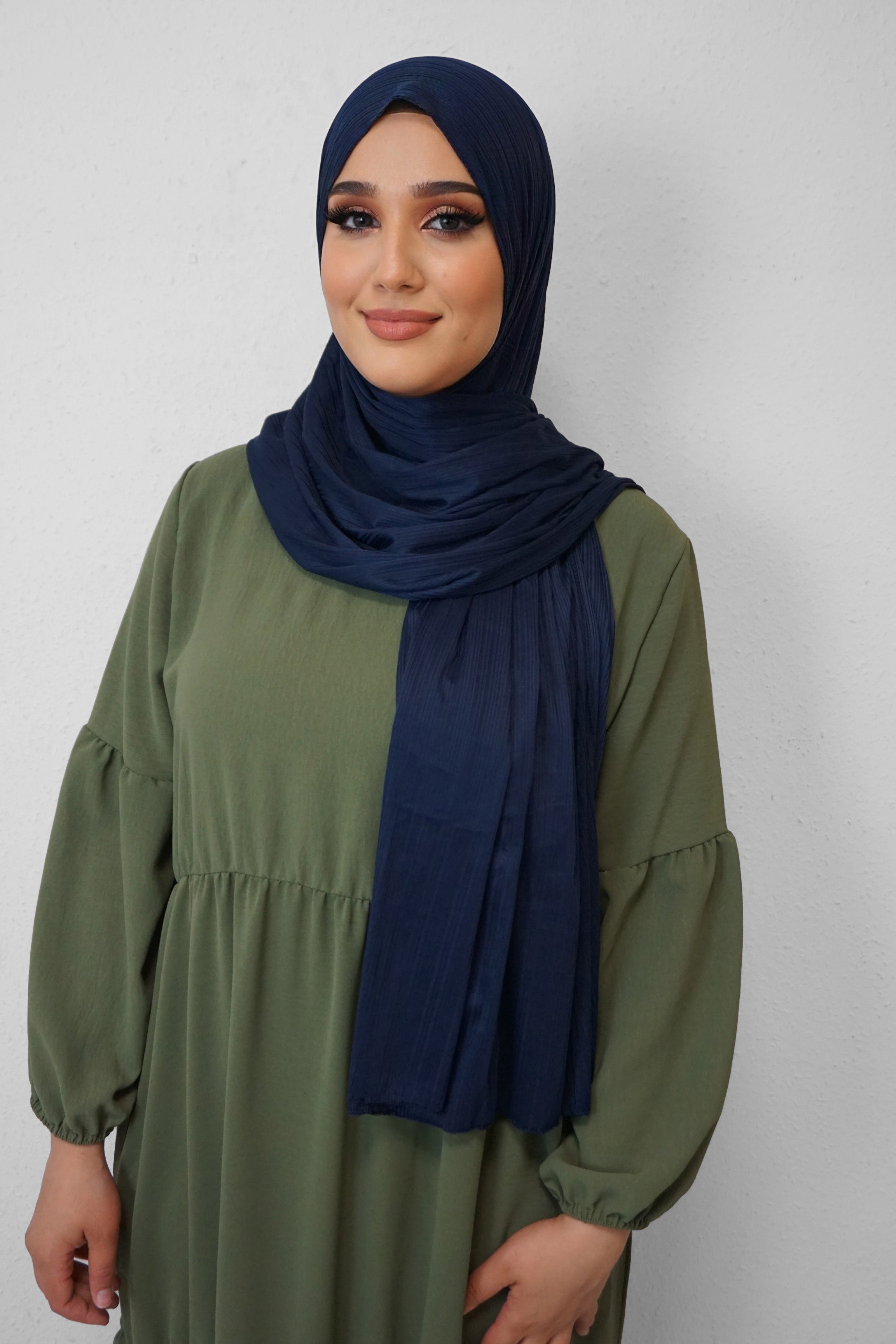 Jersey Ripped Fein Dunkelblau