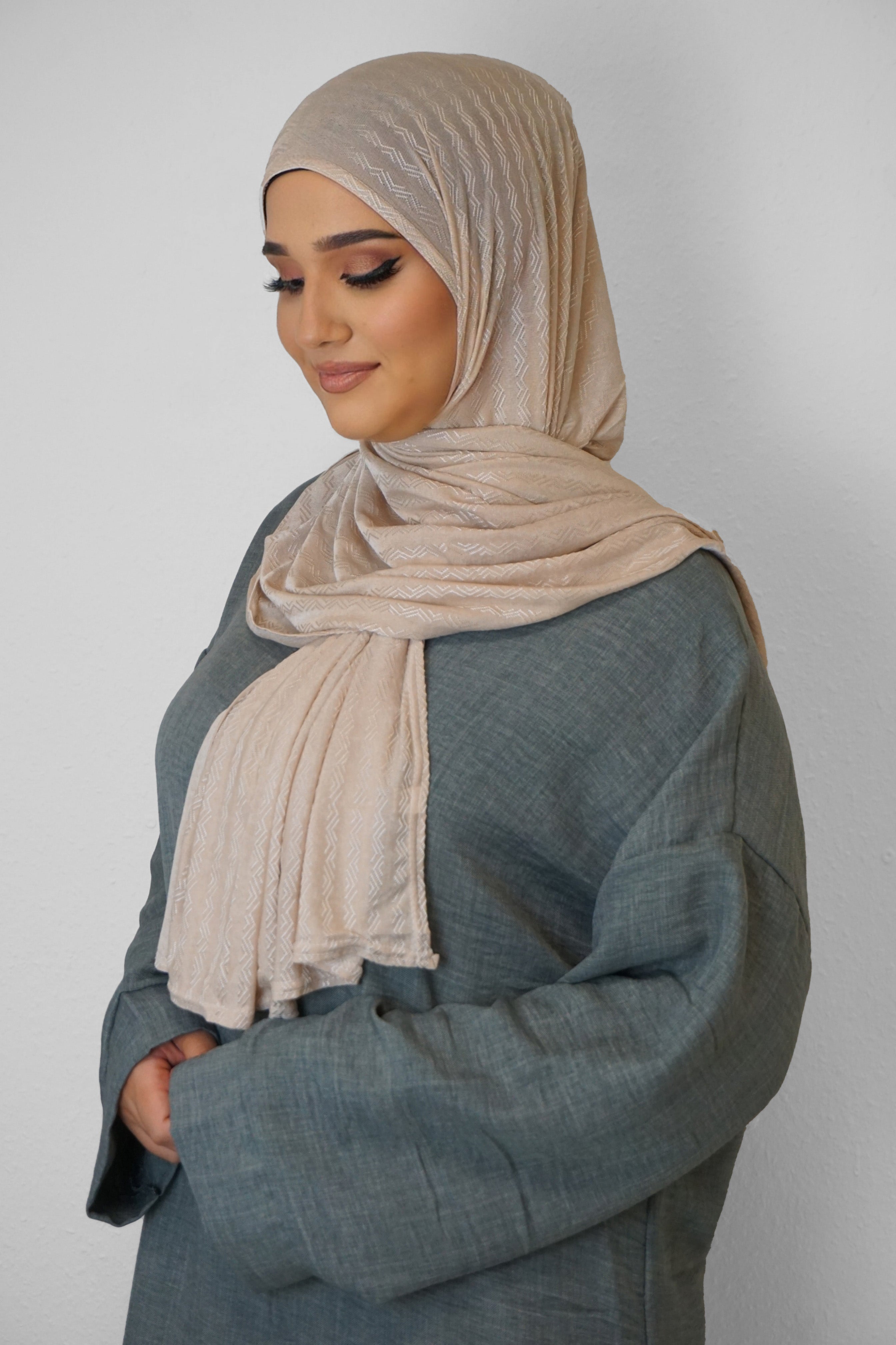 Jersey Ripped Elegance Beige