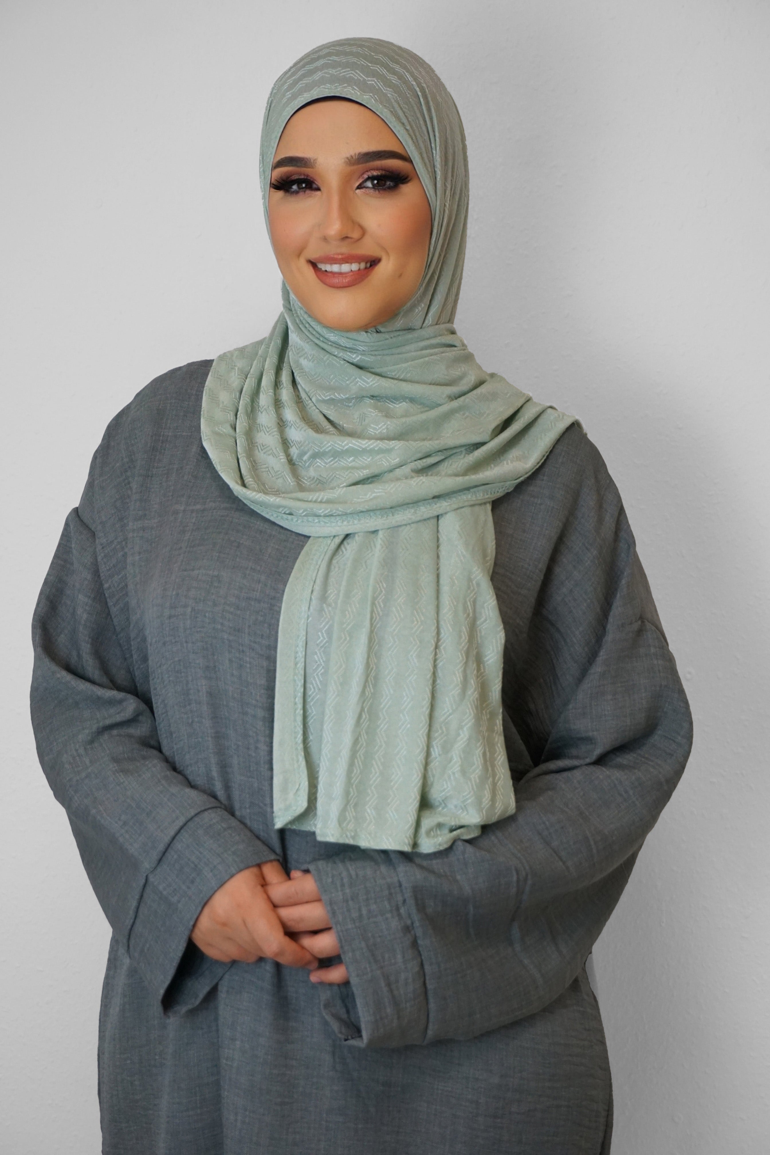 Jersey Ripped Elegance Pistazie