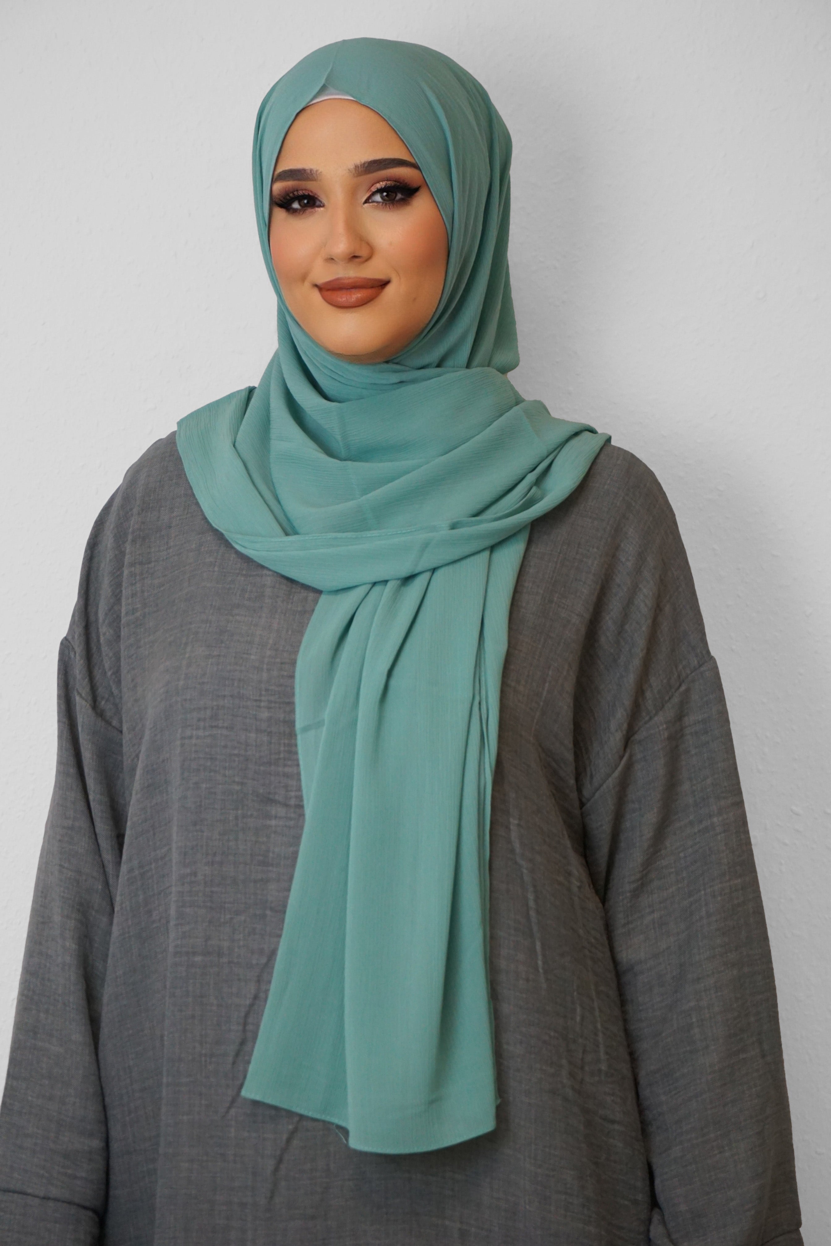 Crinkle Premium Chiffon Hijab Pistazie