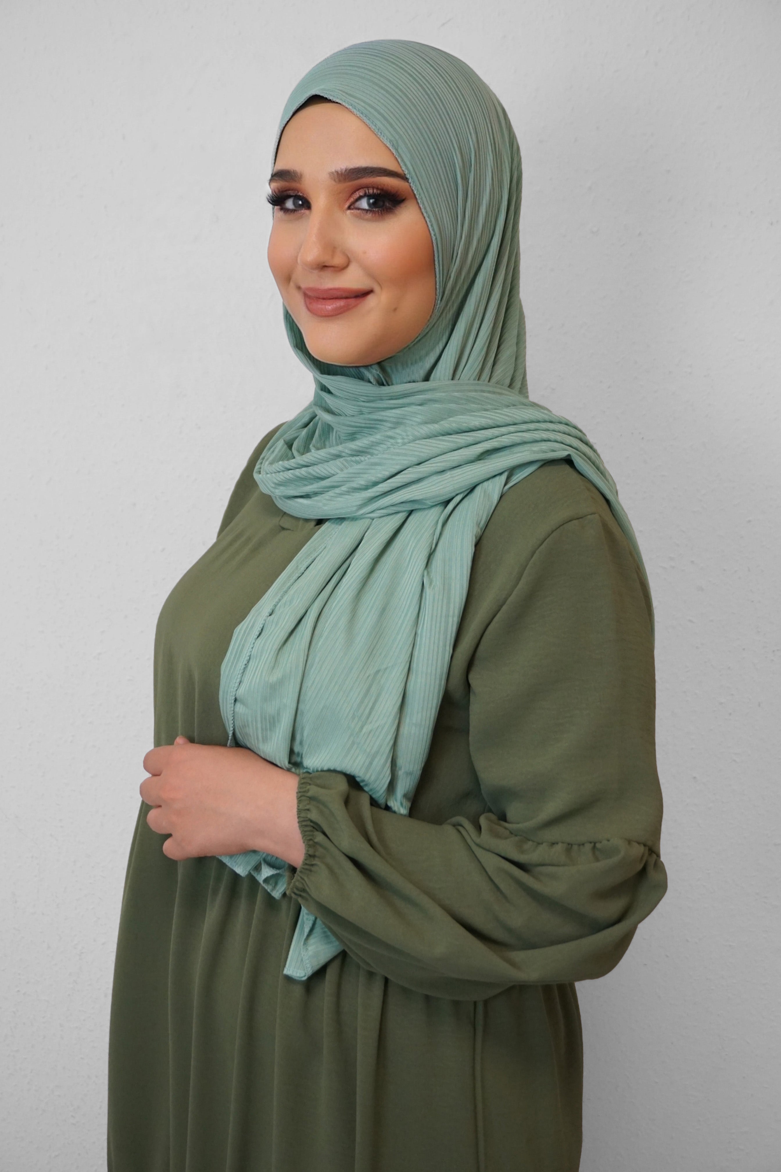 Jersey Ripped Fein Light-Grün