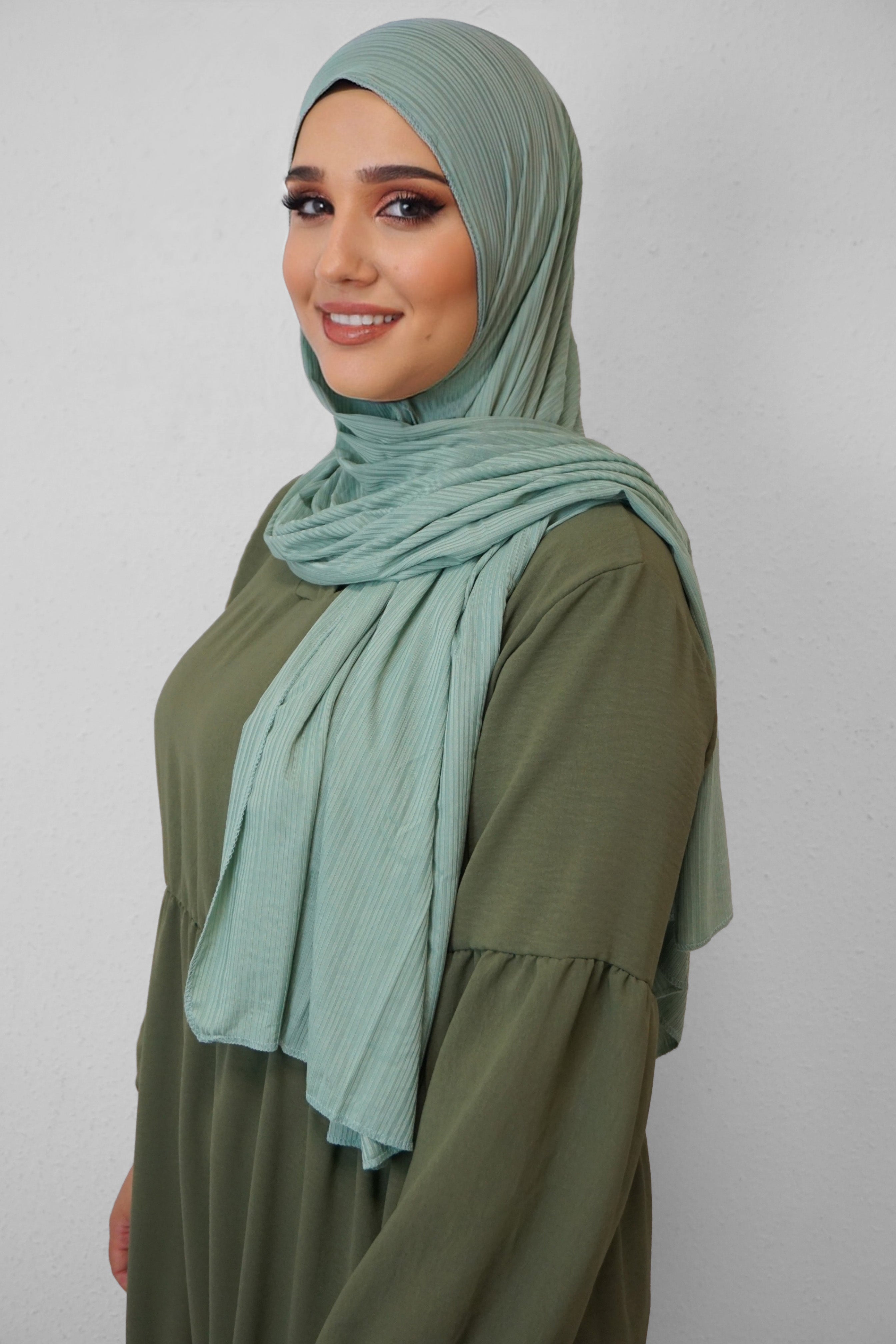 Jersey Ripped Fein Light-Grün