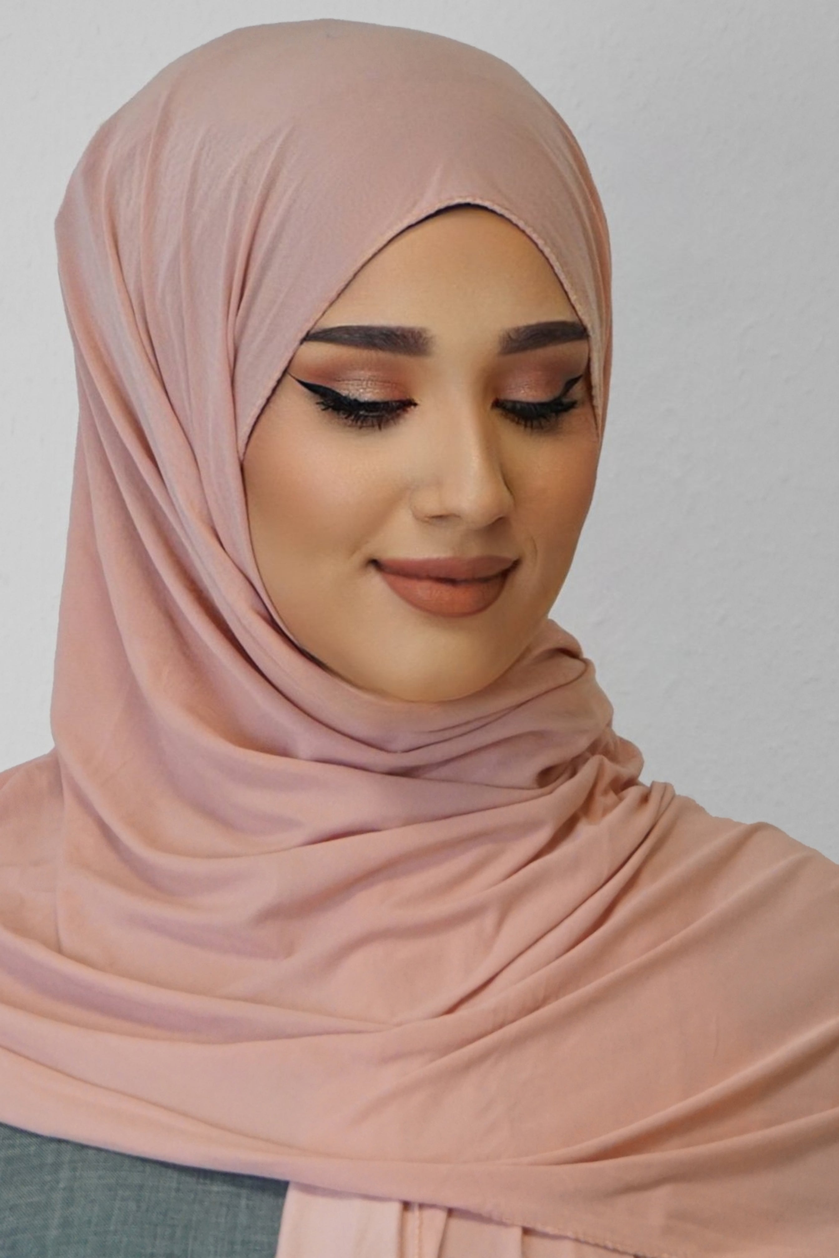 Jersey Hijab Fiza Pink 2