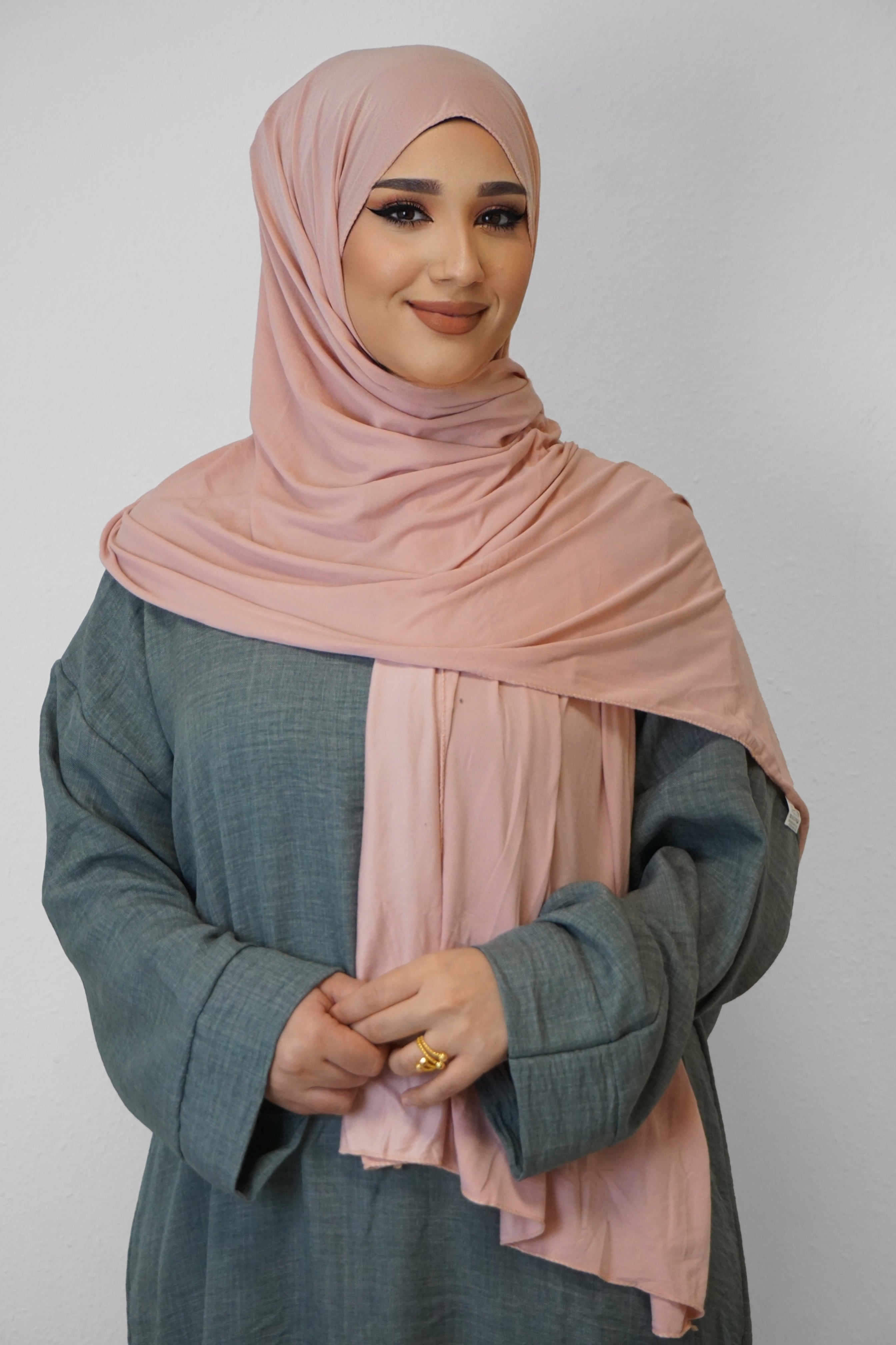 Jersey Hijab Fiza Pink 2