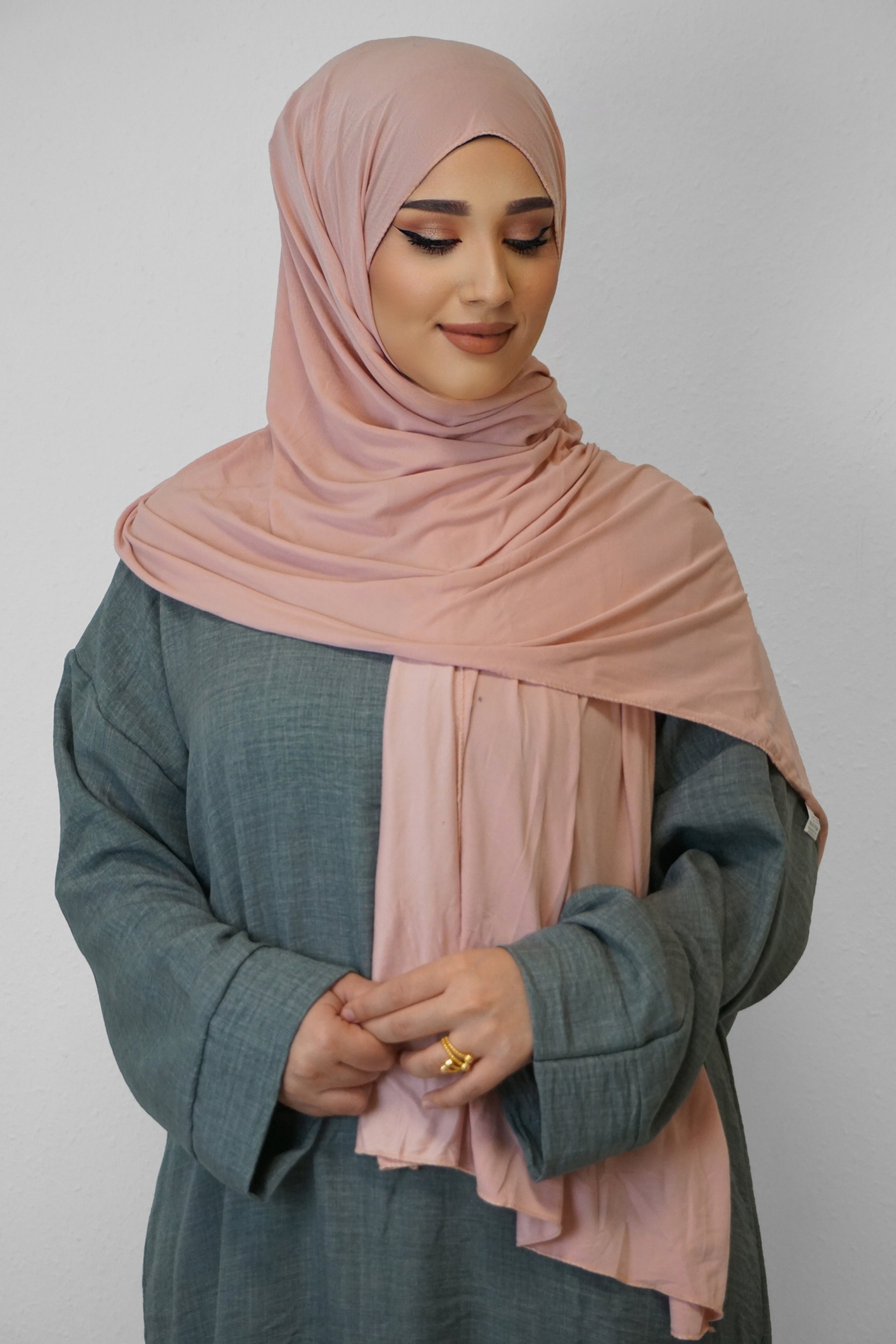 Jersey Hijab Fiza Pink 2