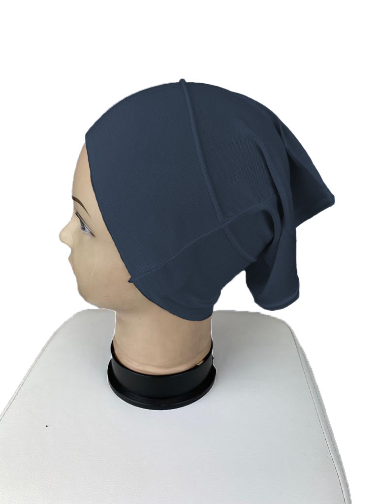 Schlauch Bonnet Jeansblau