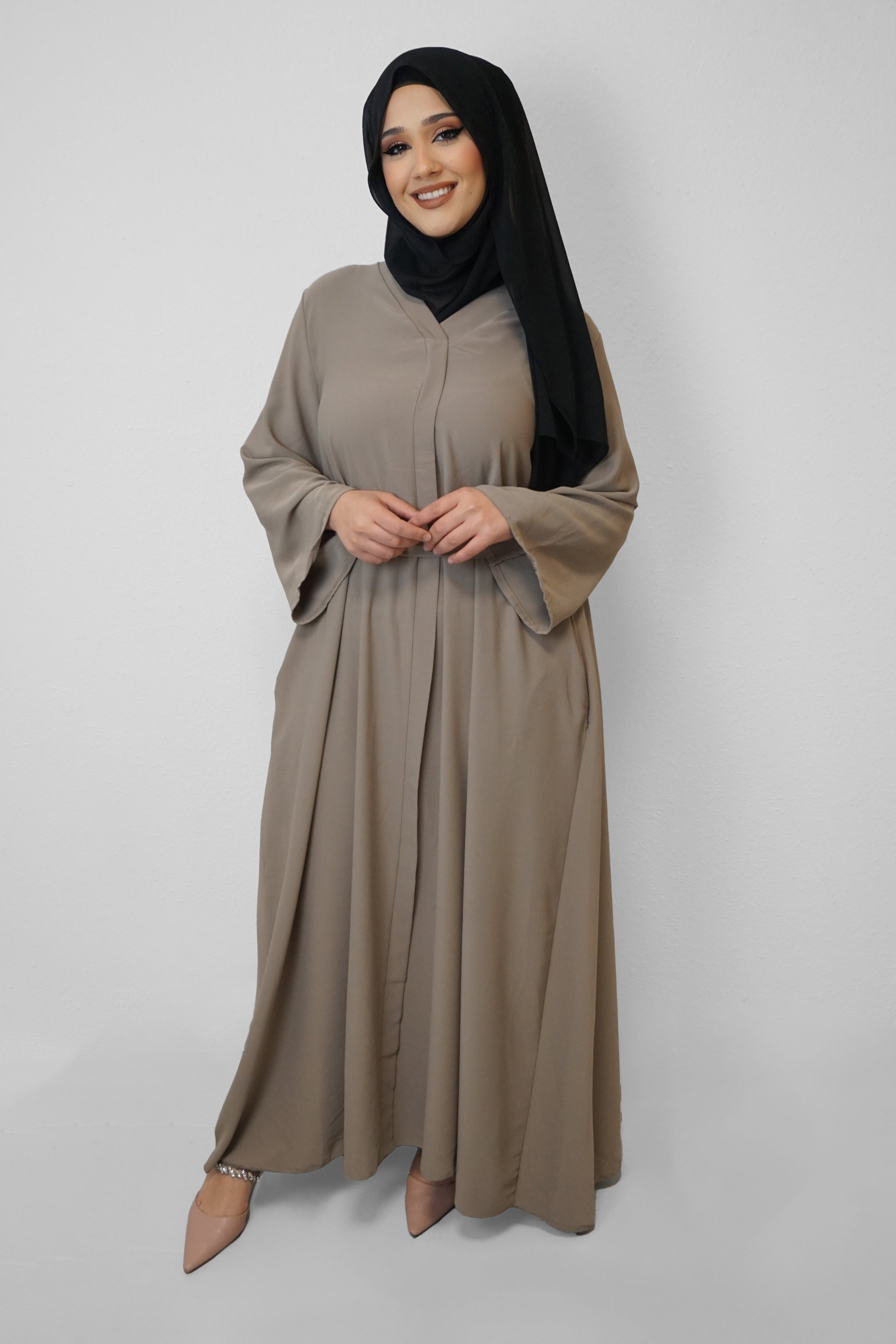 Abaya Banu Taupe