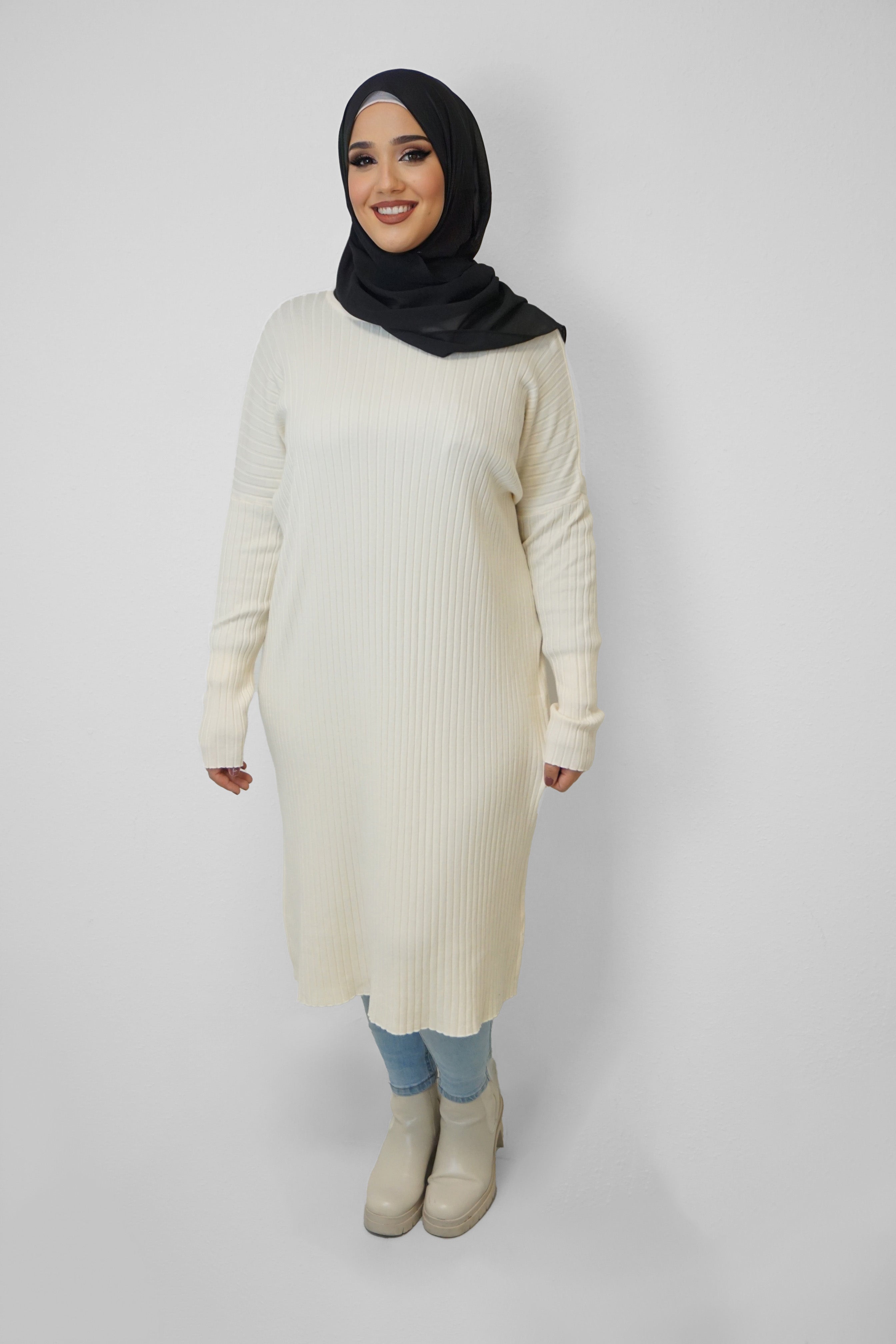 Oversize Pullover Nilüfer Creme