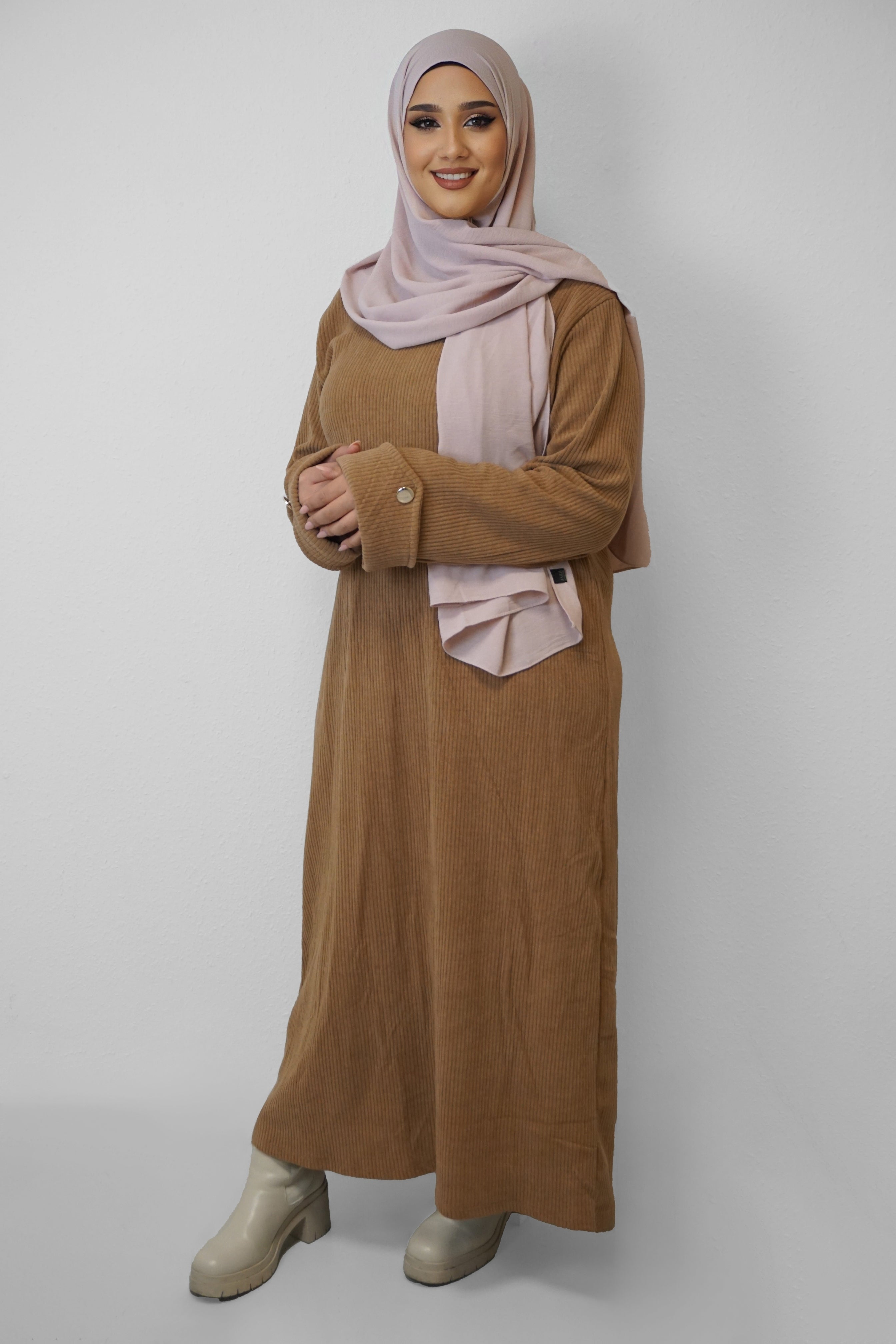 Cord Kleid Nada Camel
