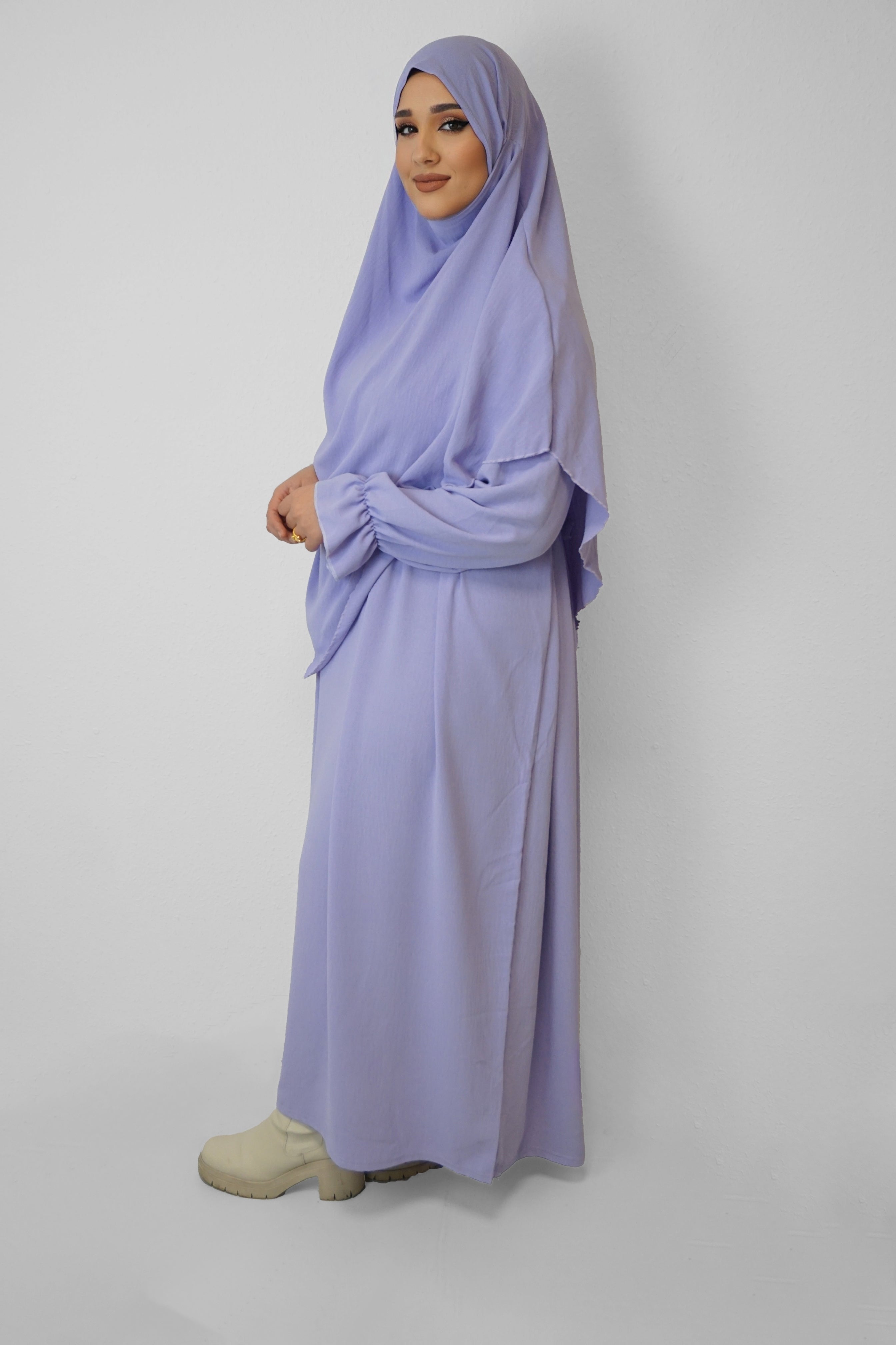 Jazz Khimar-Abaya Flieder