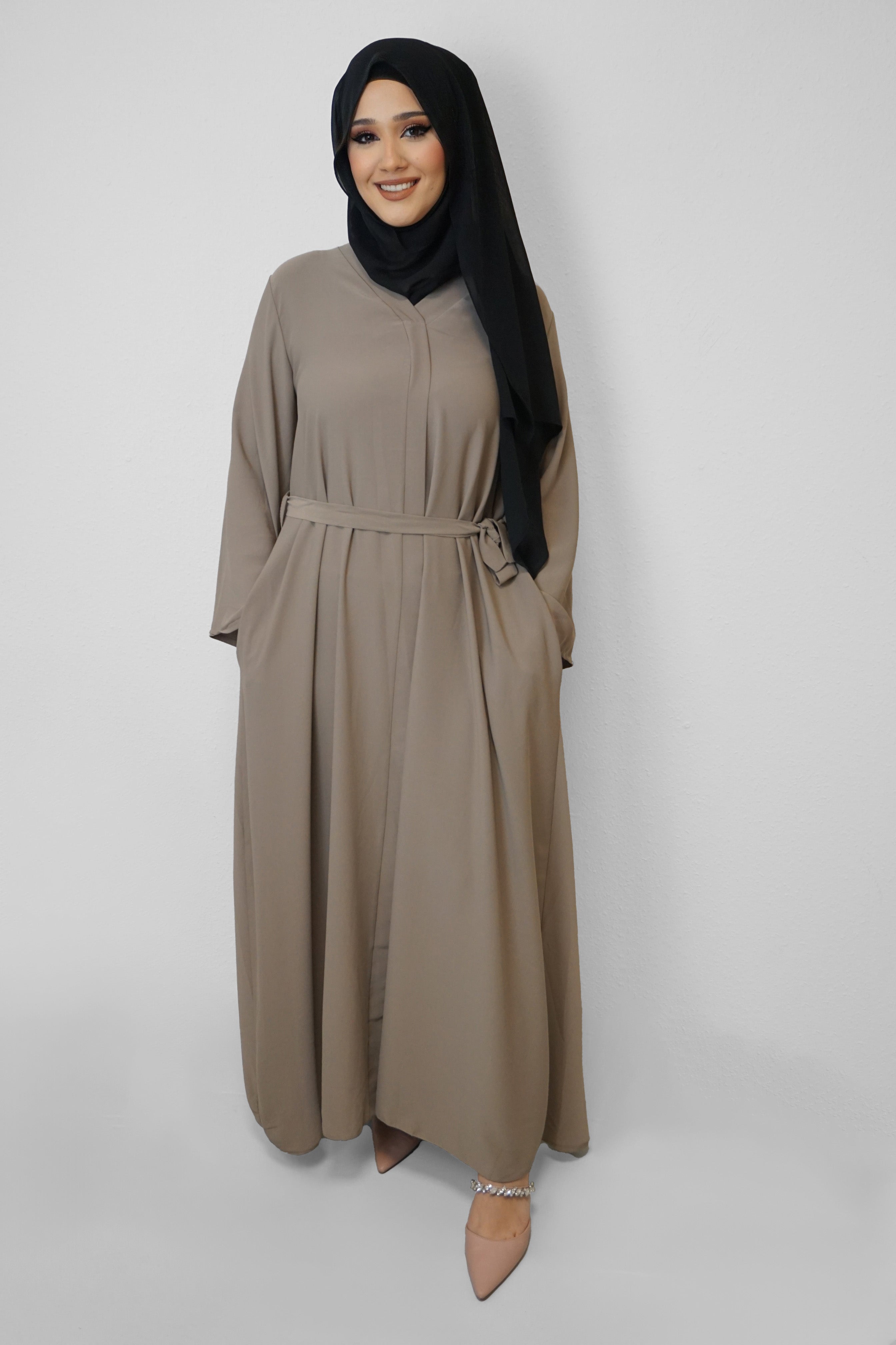Abaya Banu Taupe