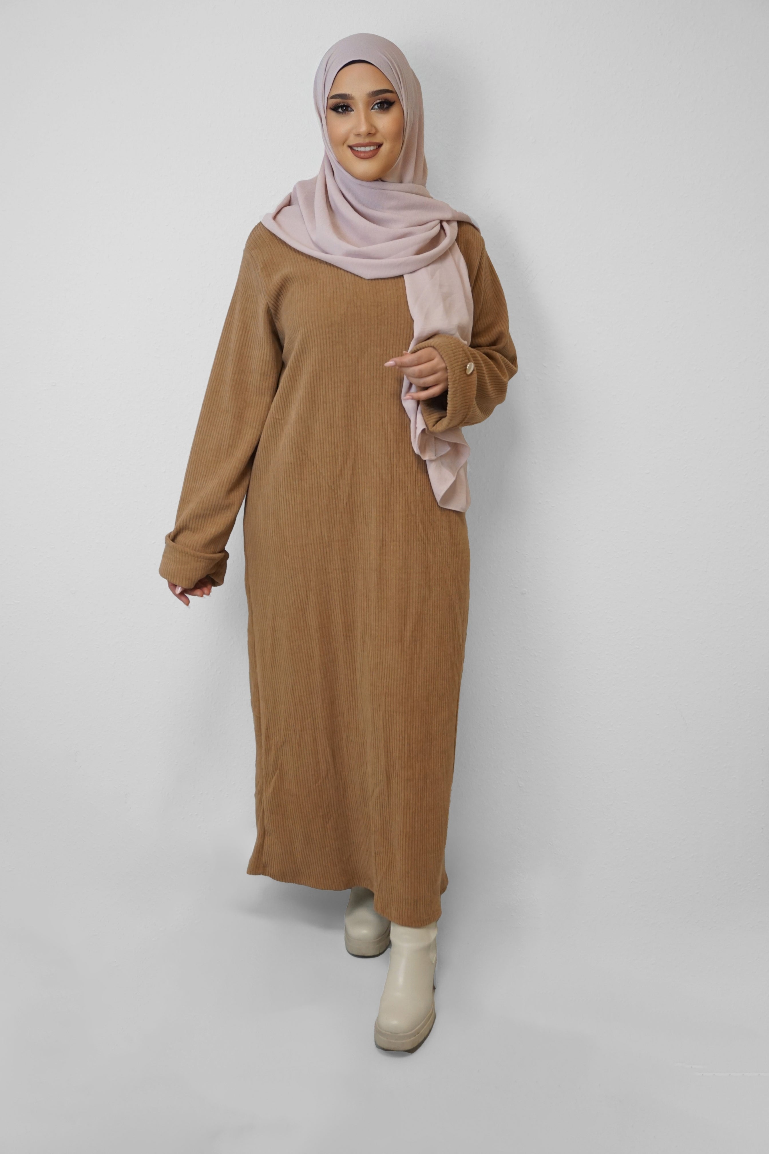 Cord Kleid Nada Camel