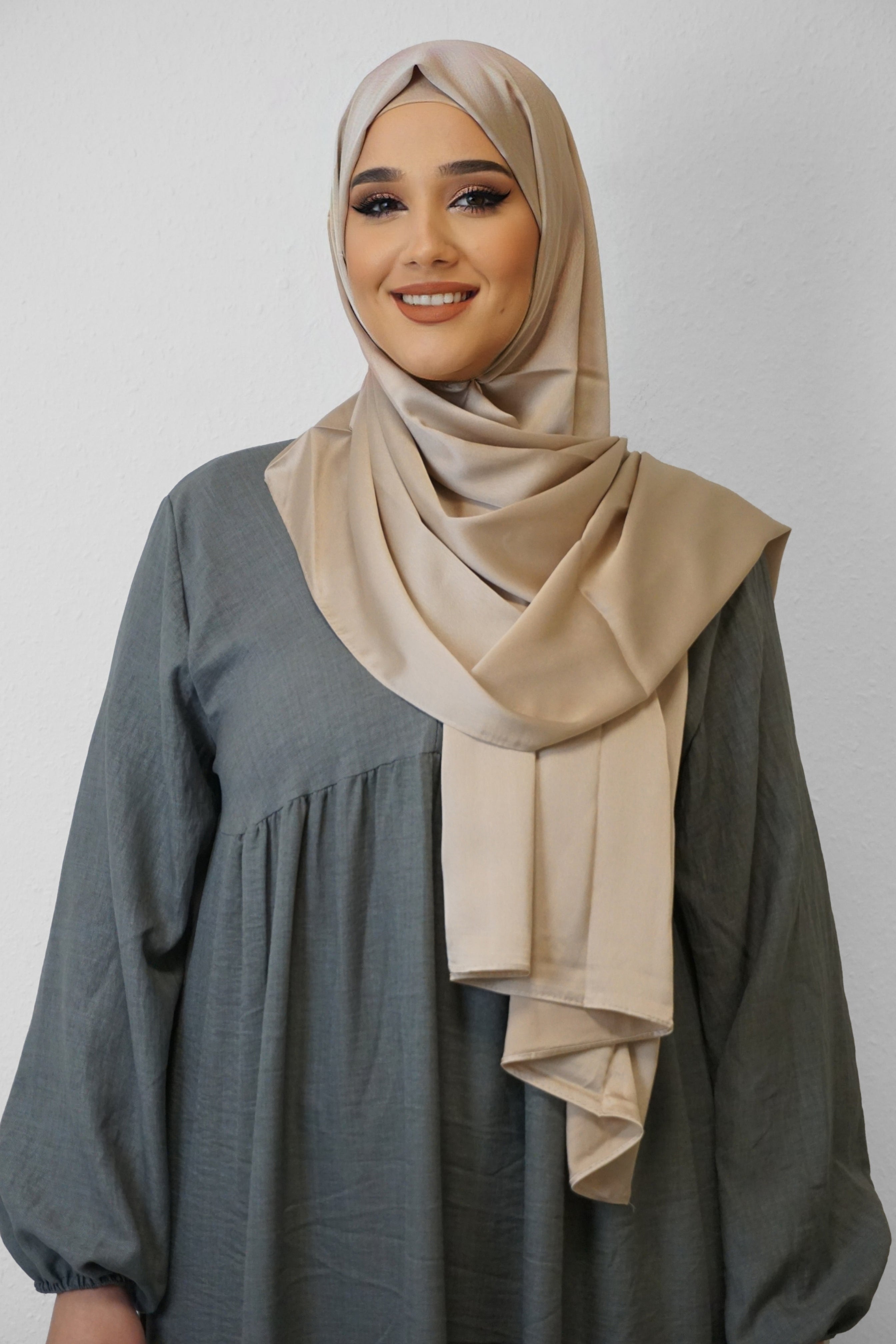 Satin Classic Hijab Sand