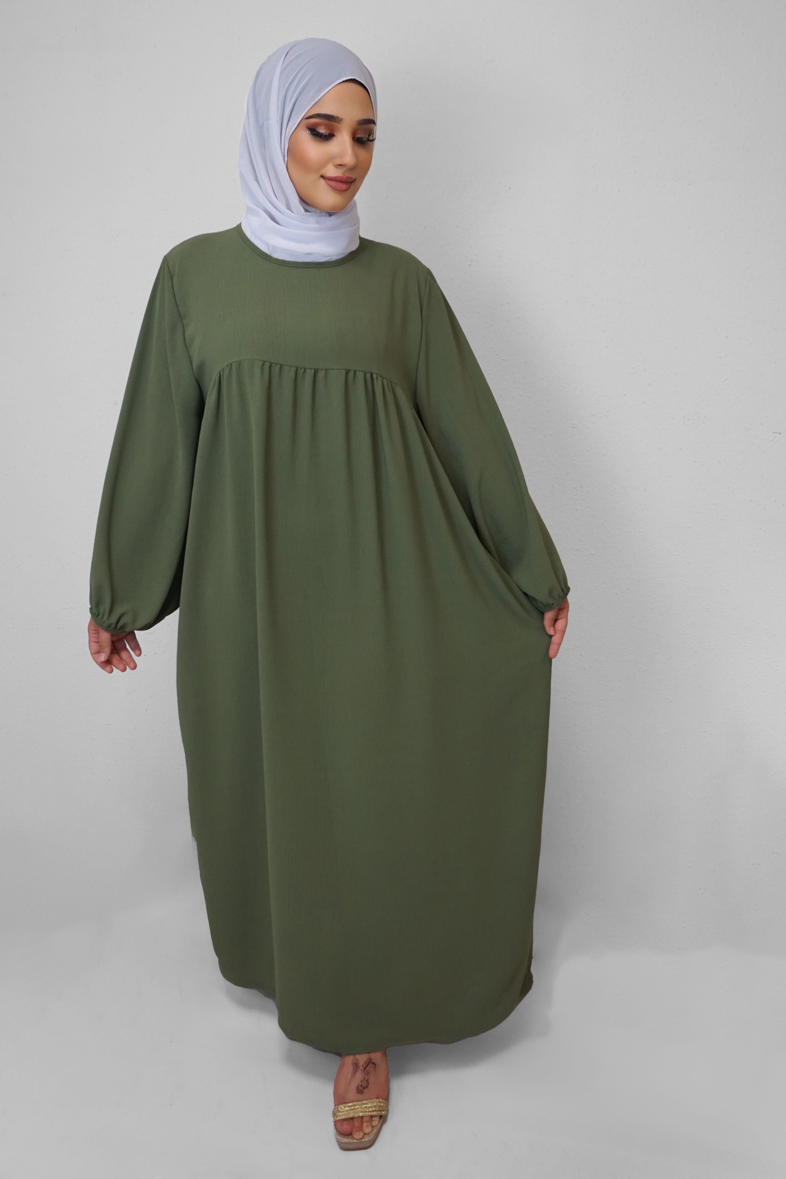 Abaya Faryal Grün