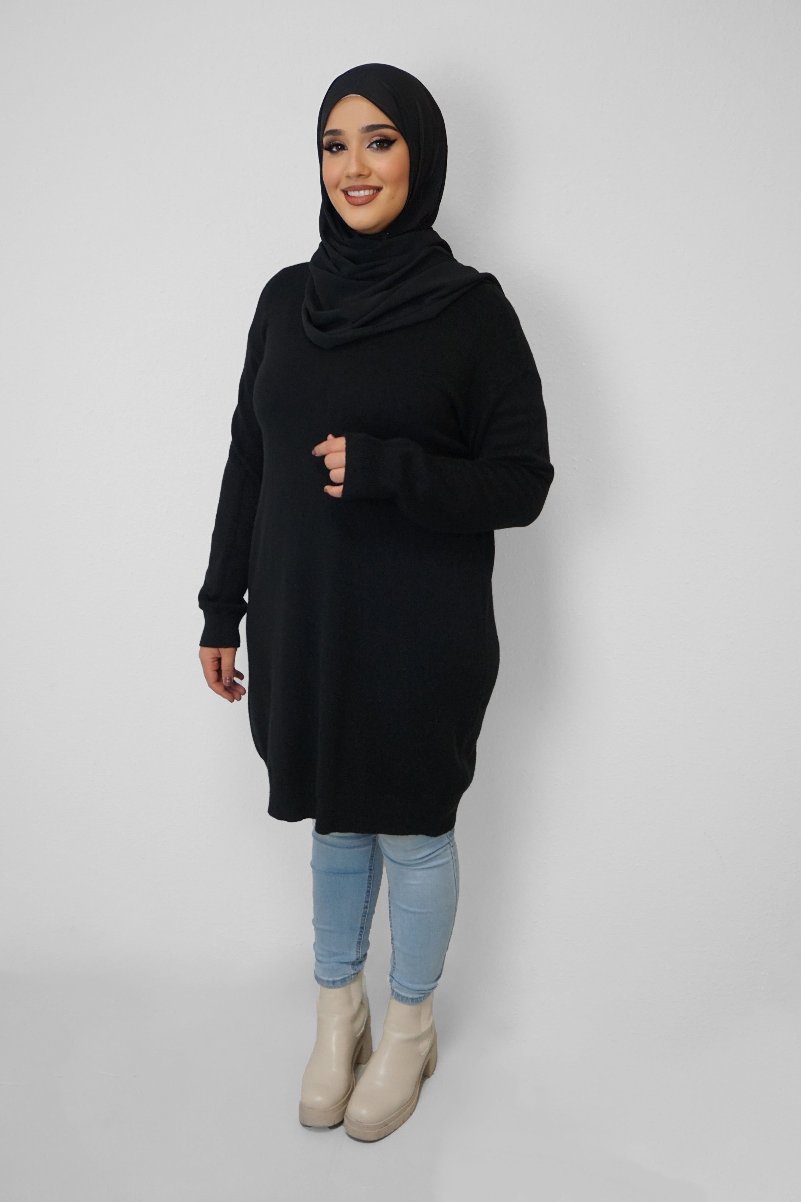 Oversize Pullover Yara Schwarz