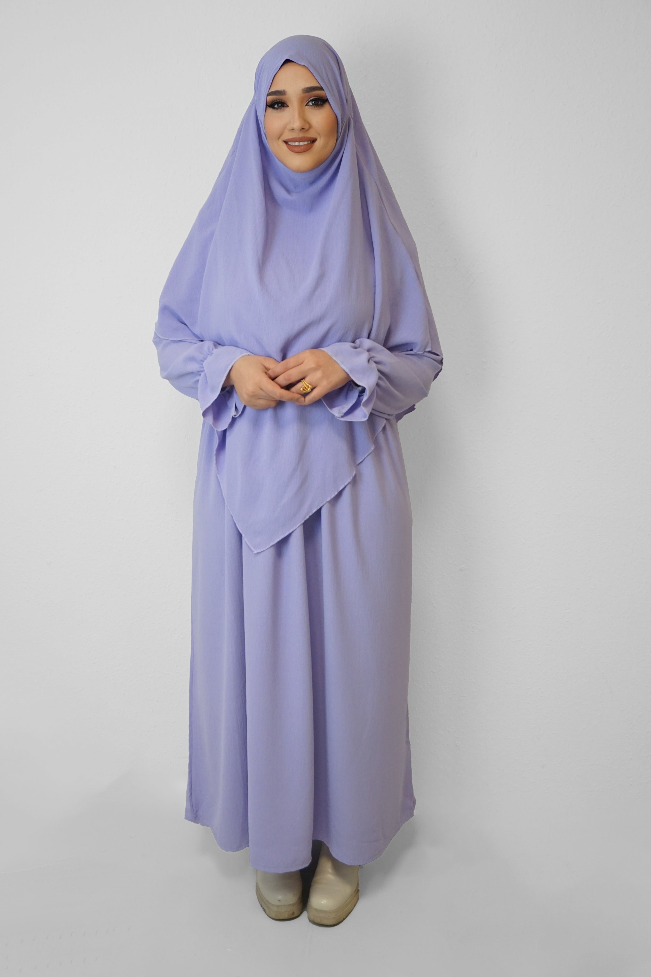 Jazz Khimar-Abaya Flieder
