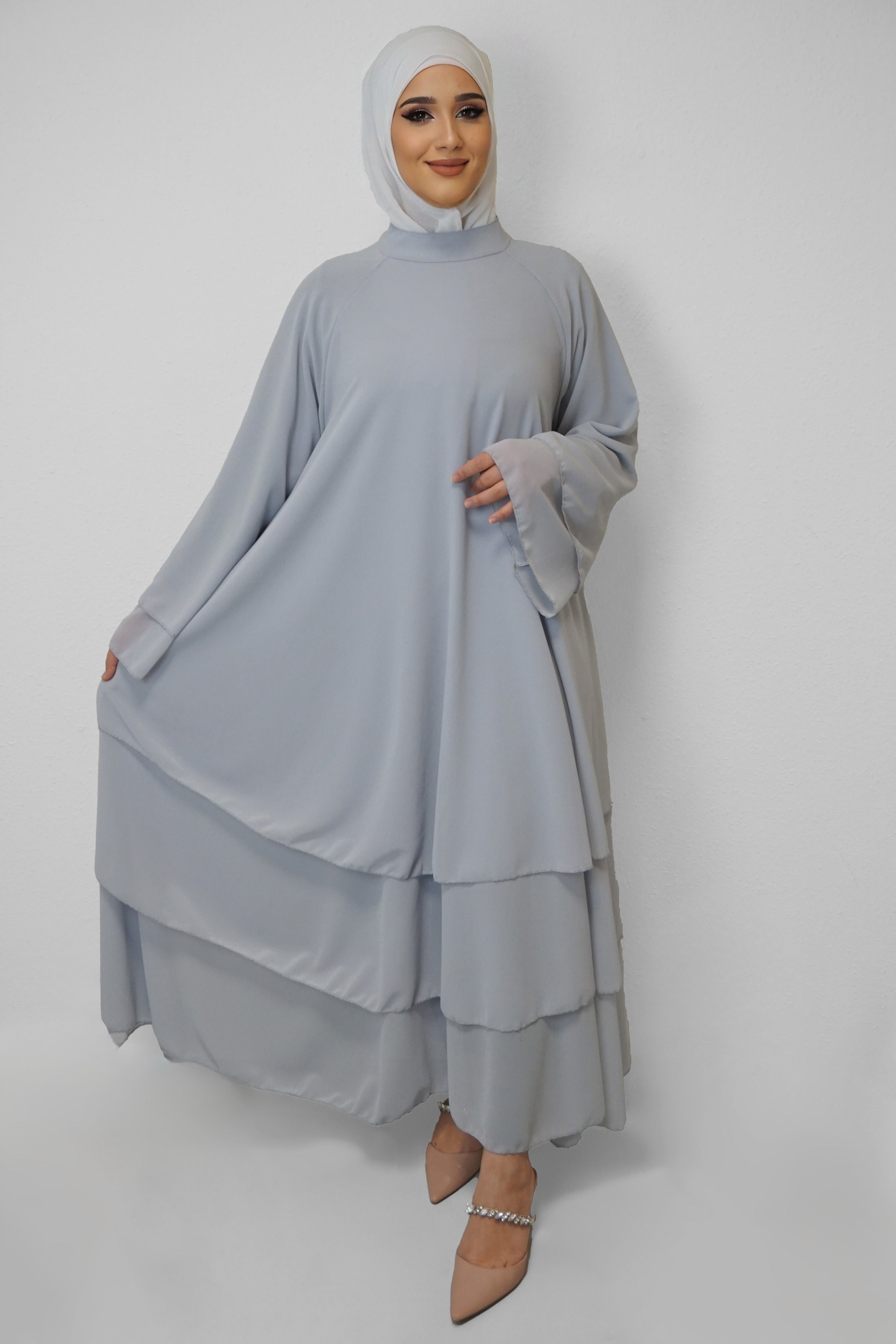 Abaya Chalisa Hellgrau
