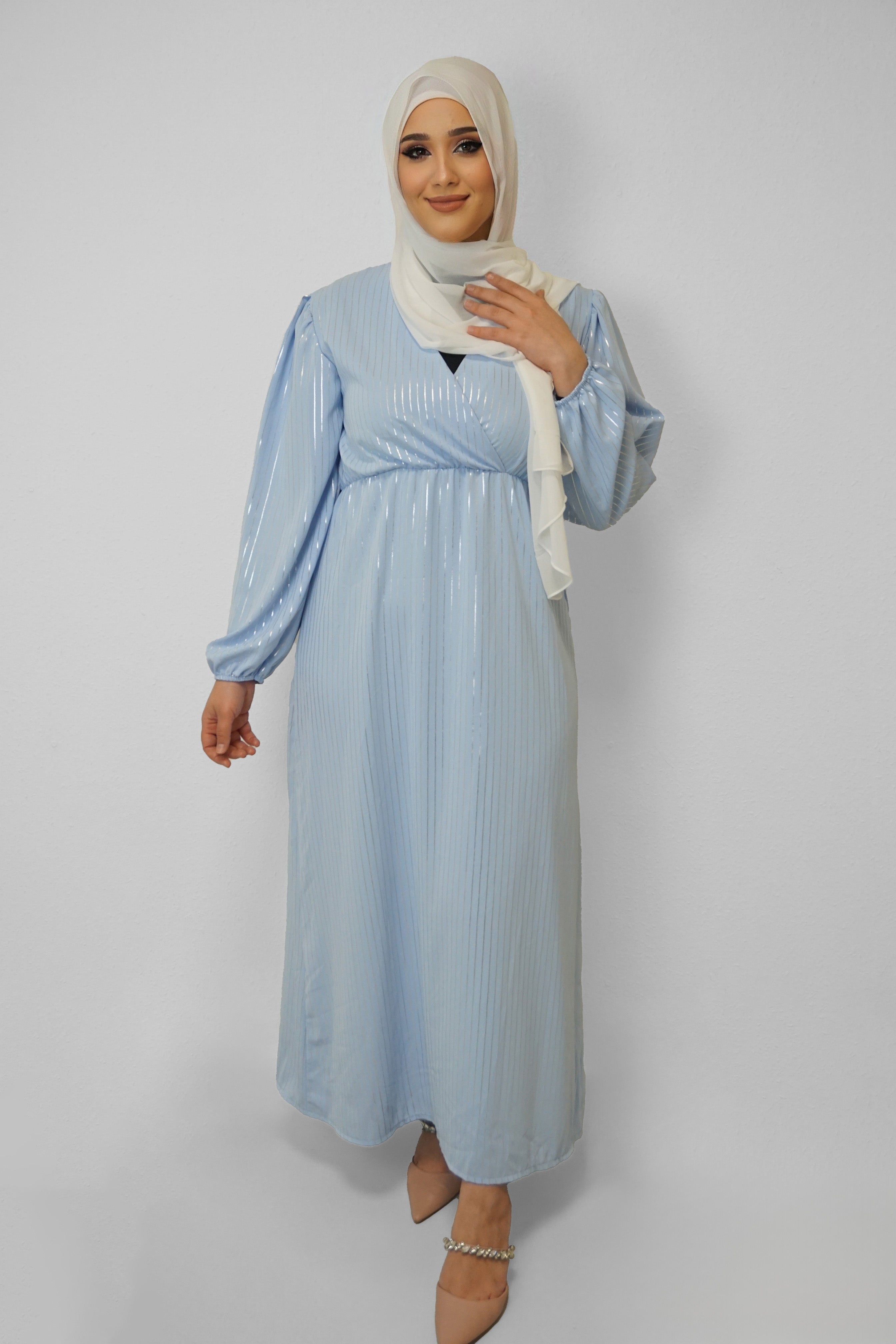 Abaya Ilham Wasserblau