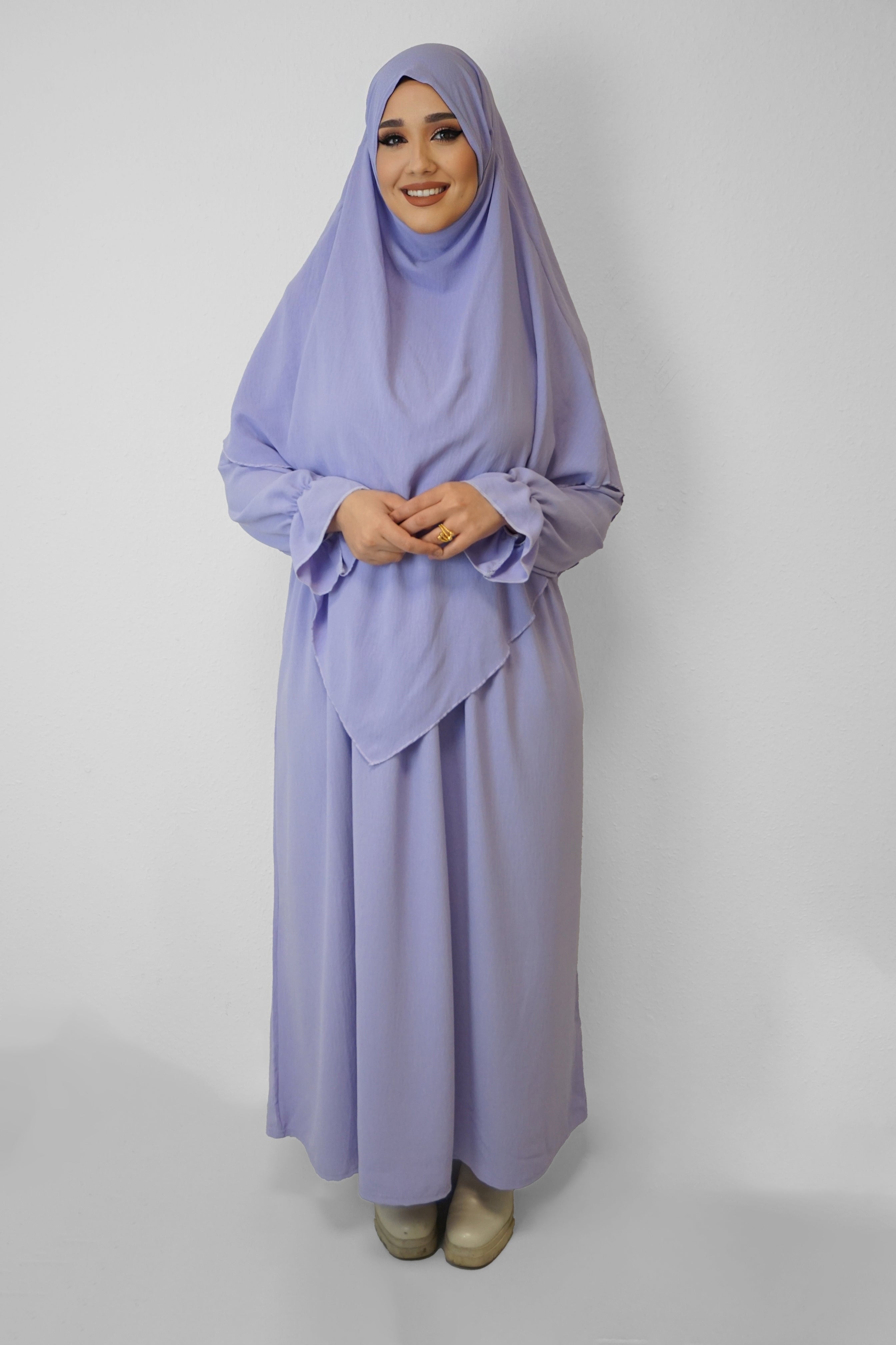 Jazz Khimar-Abaya Flieder