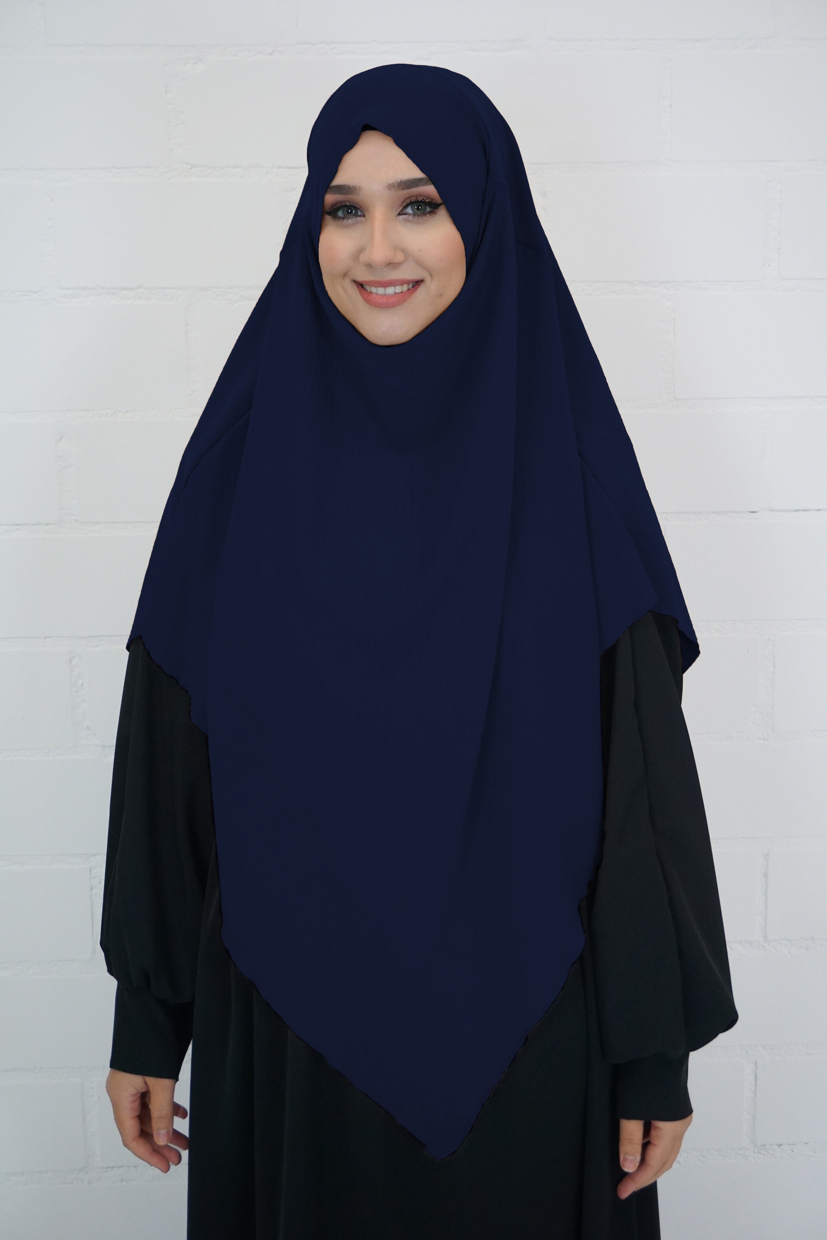 Jazz Khimar 1-lagig Dunkelblau