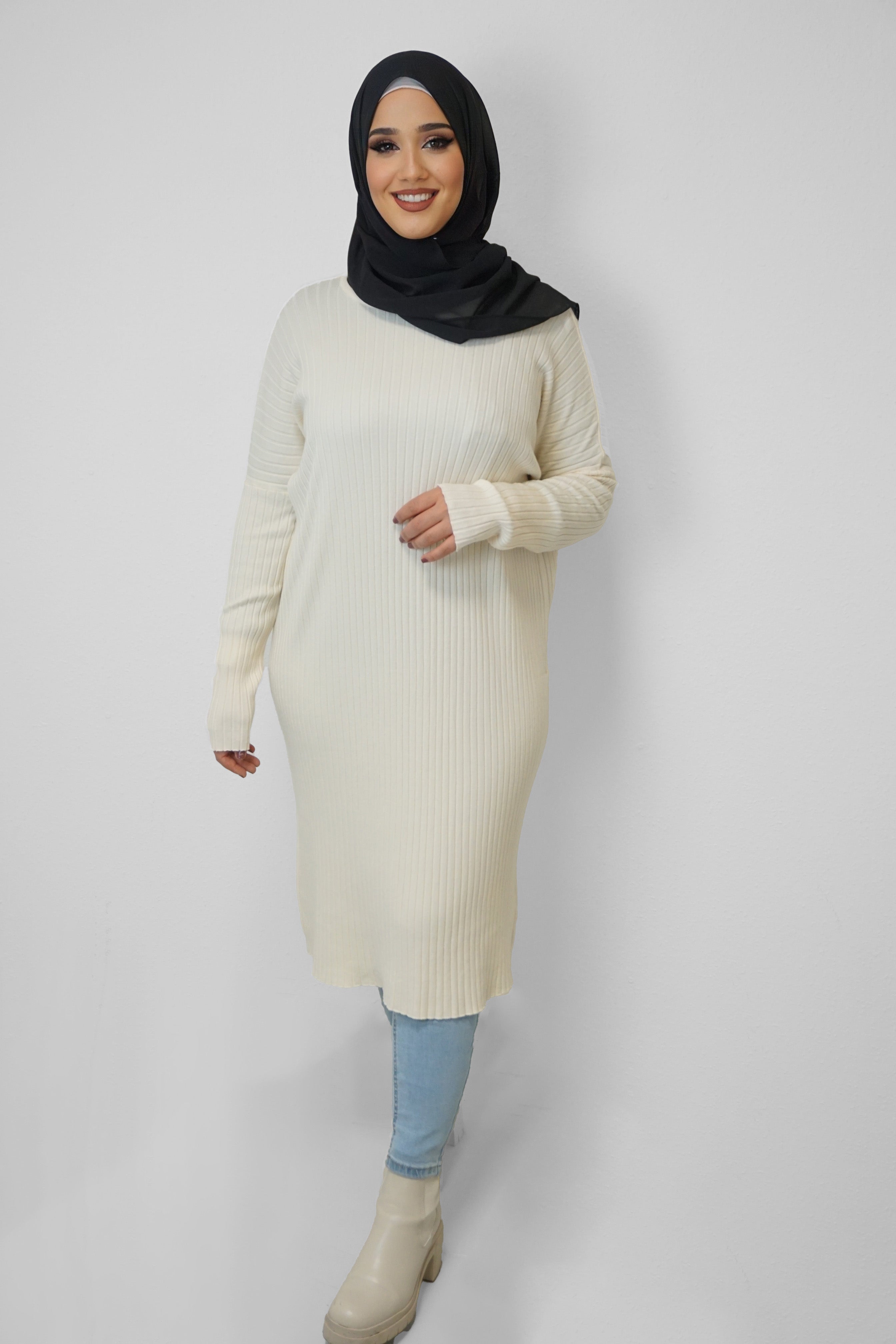 Oversize Pullover Nilüfer Creme