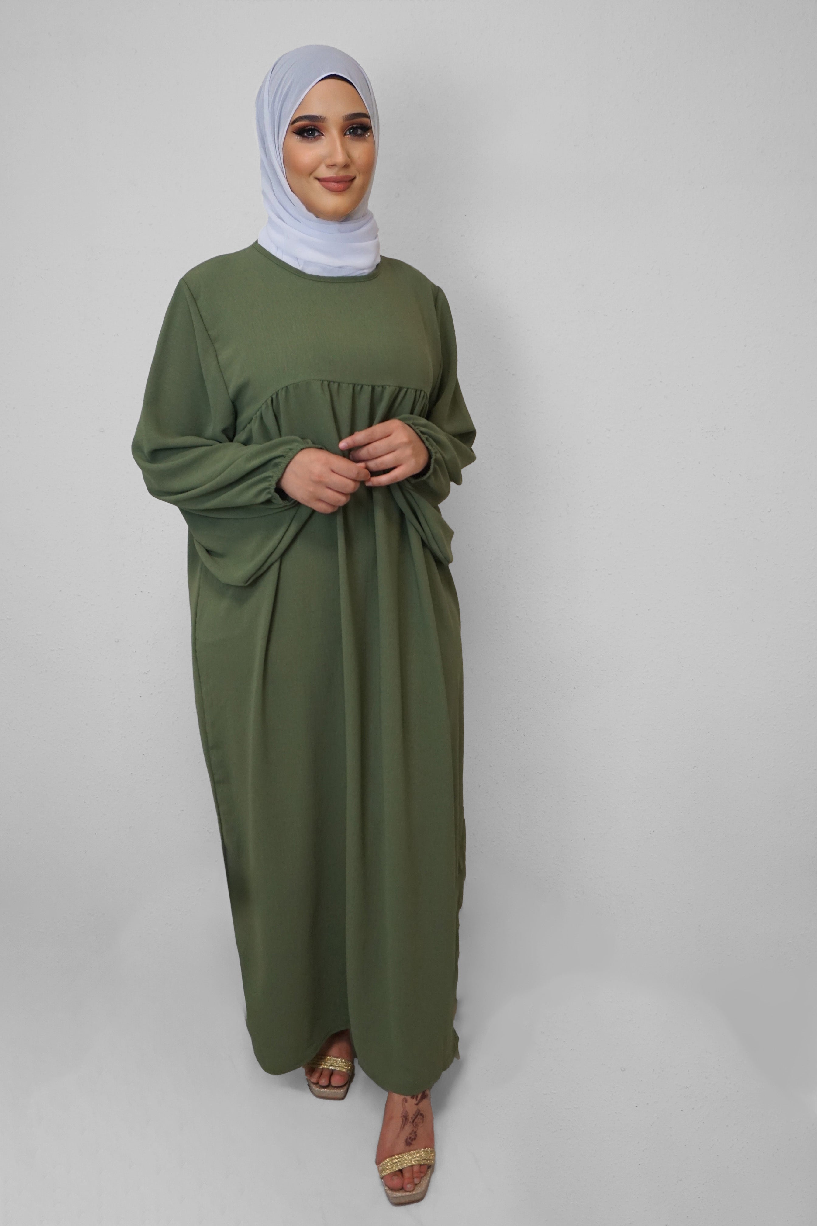 Abaya Faryal Grün