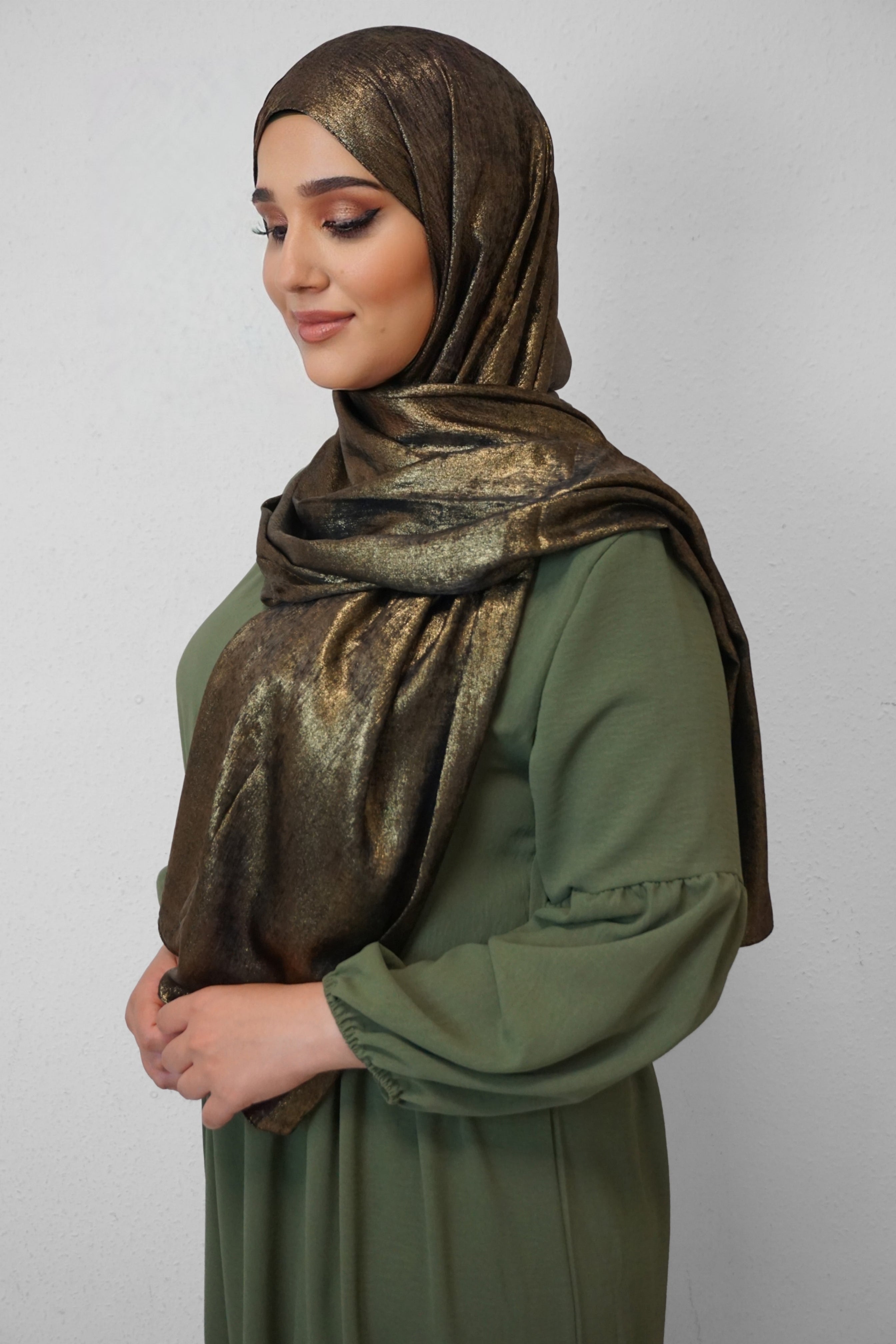 Orient Hijab Moosgrün
