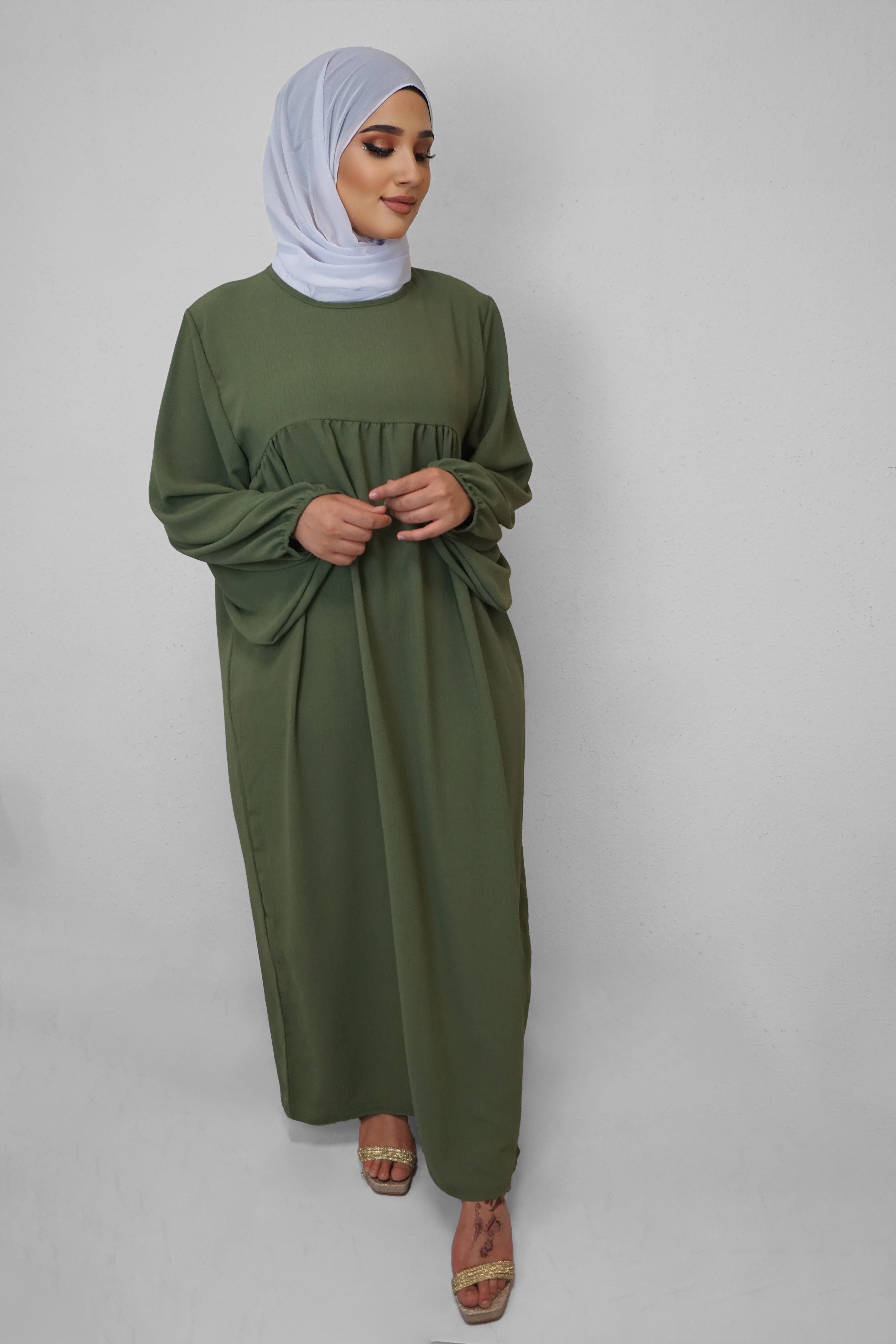 Abaya Faryal Grün