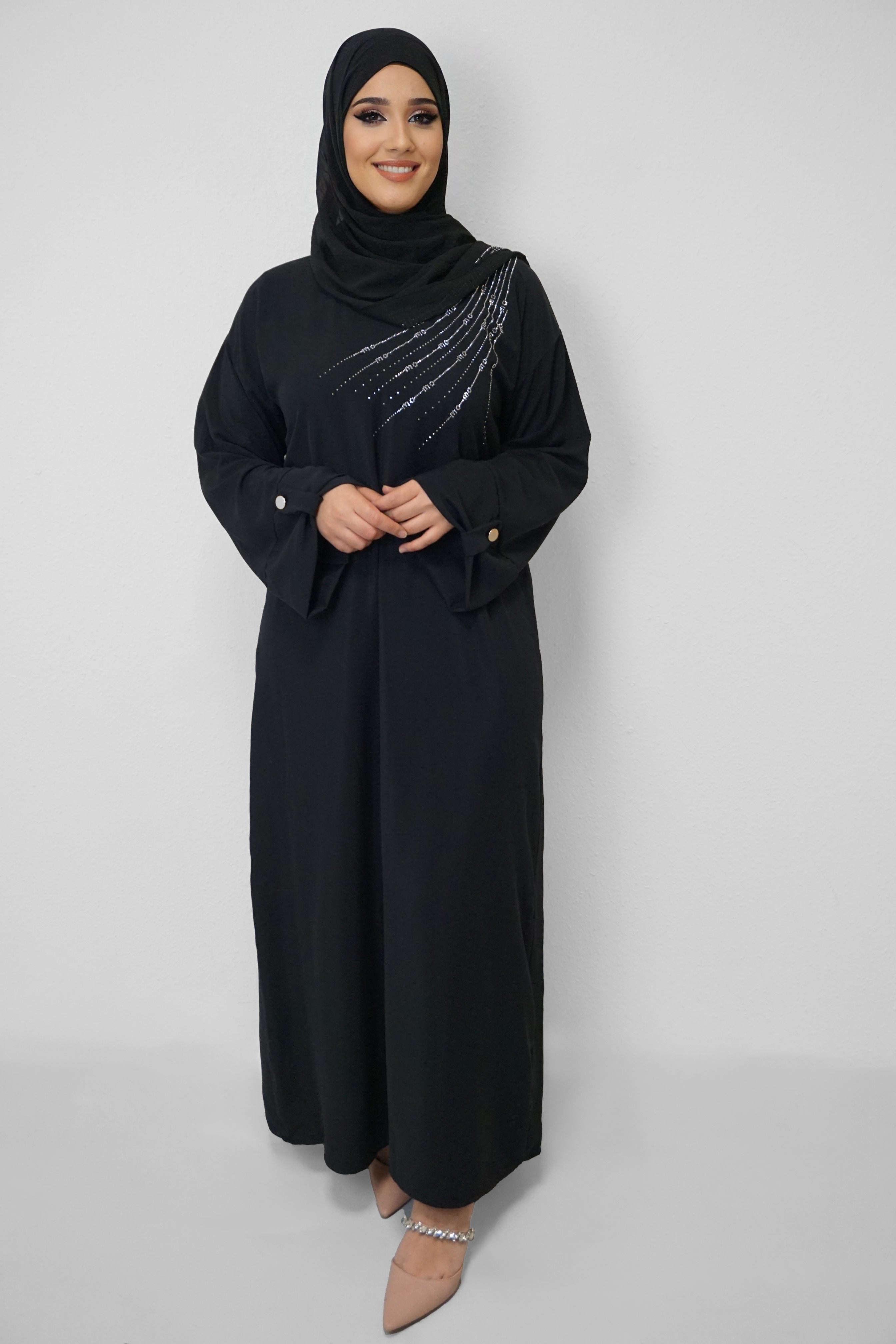 Abaya Mary Schwarz
