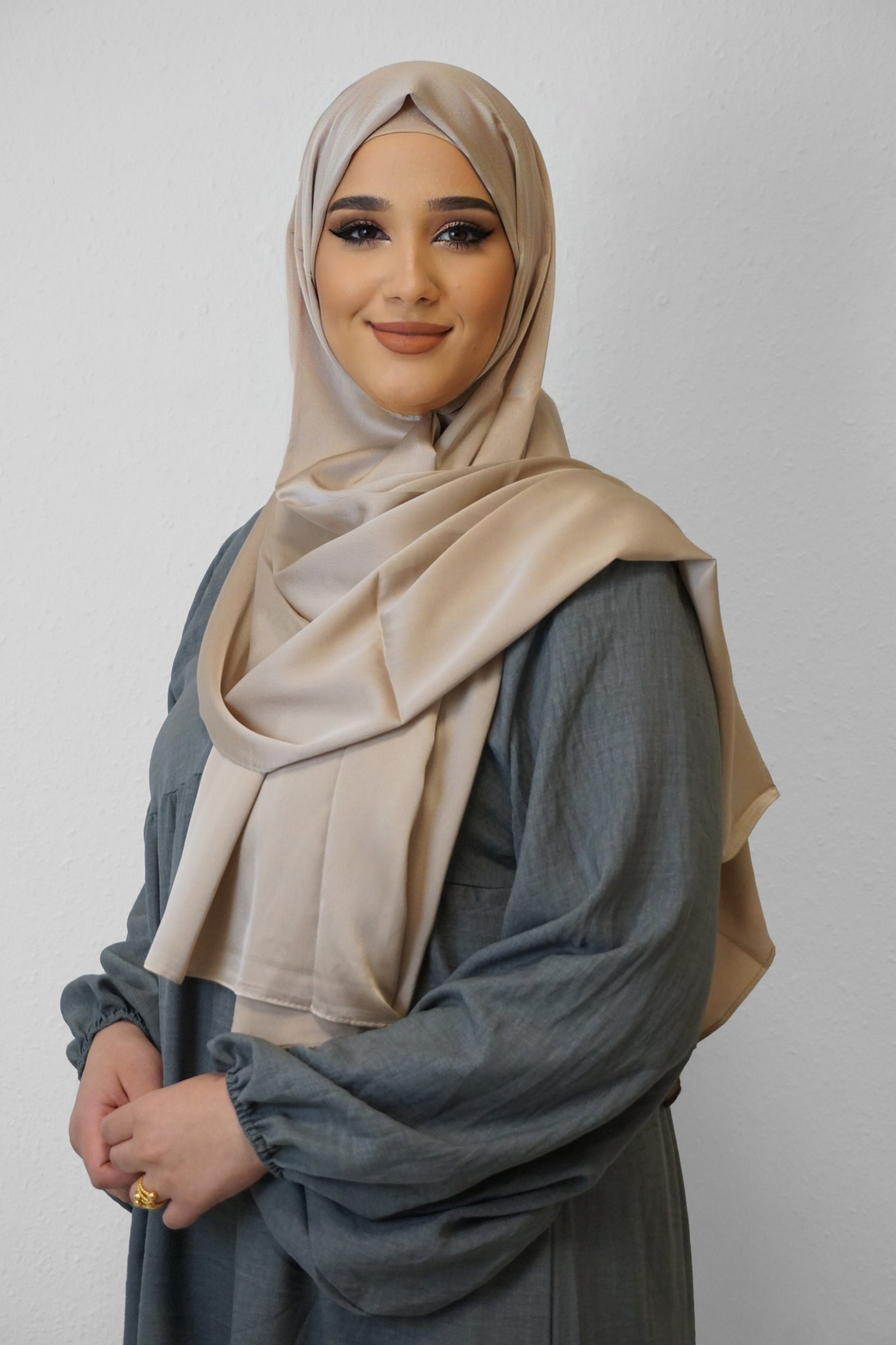Satin Classic Hijab Sand