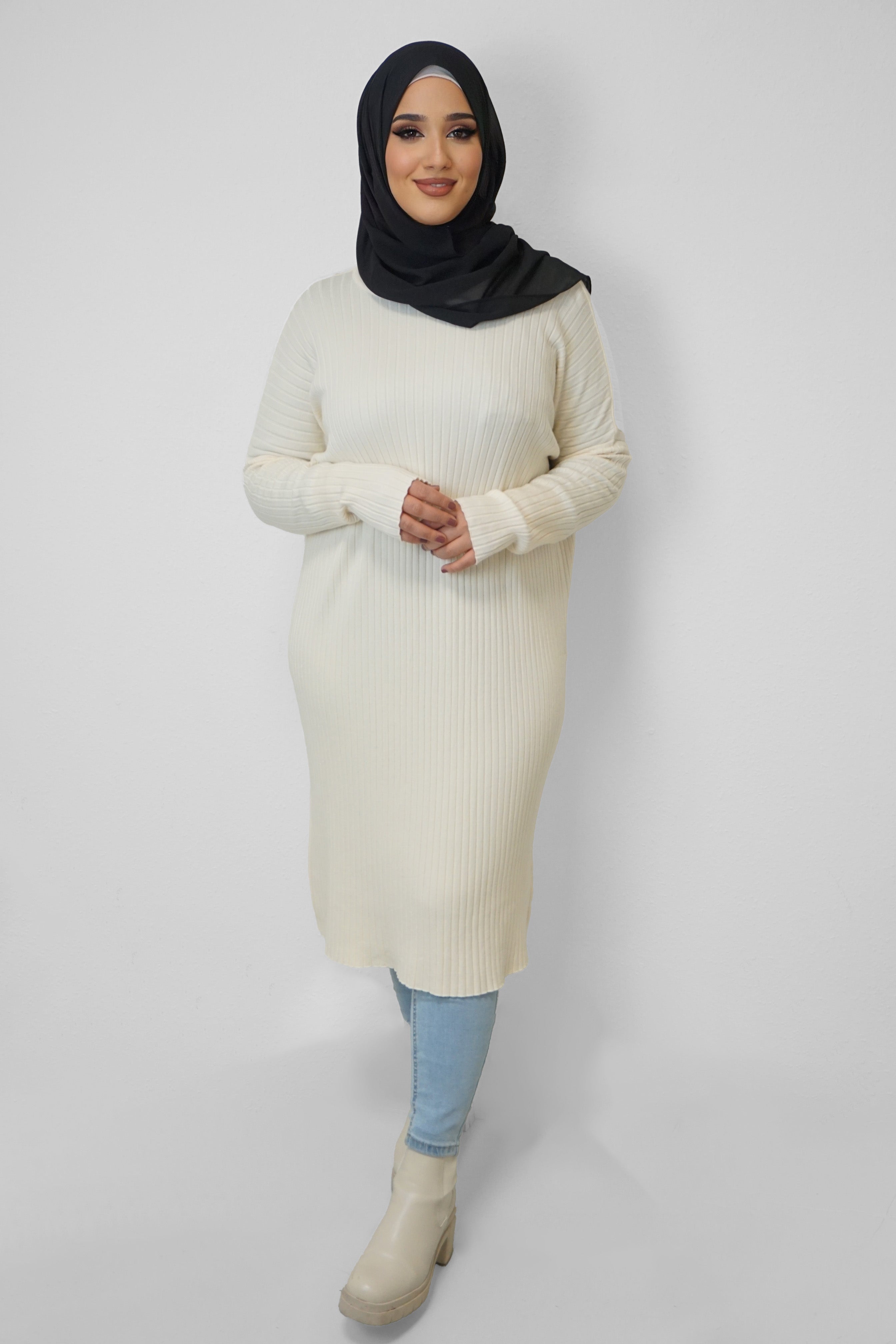 Oversize Pullover Nilüfer Creme