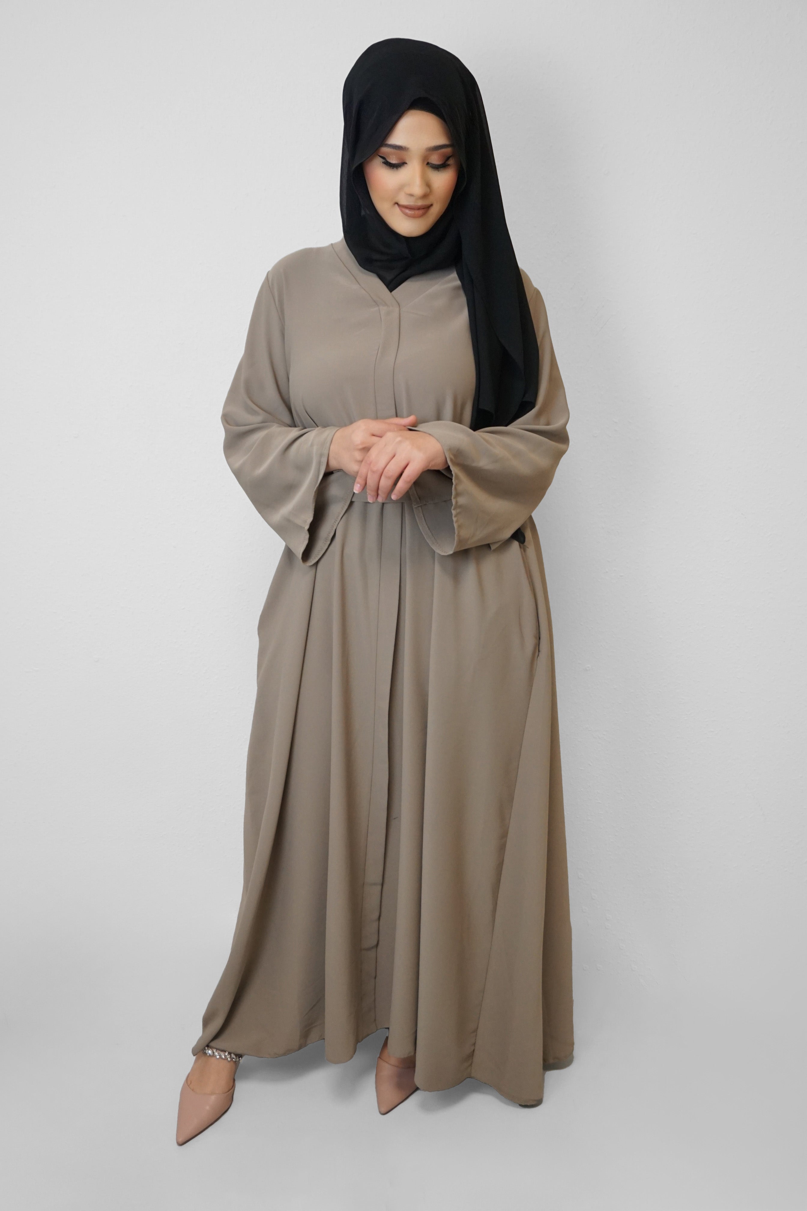 Abaya Banu Taupe