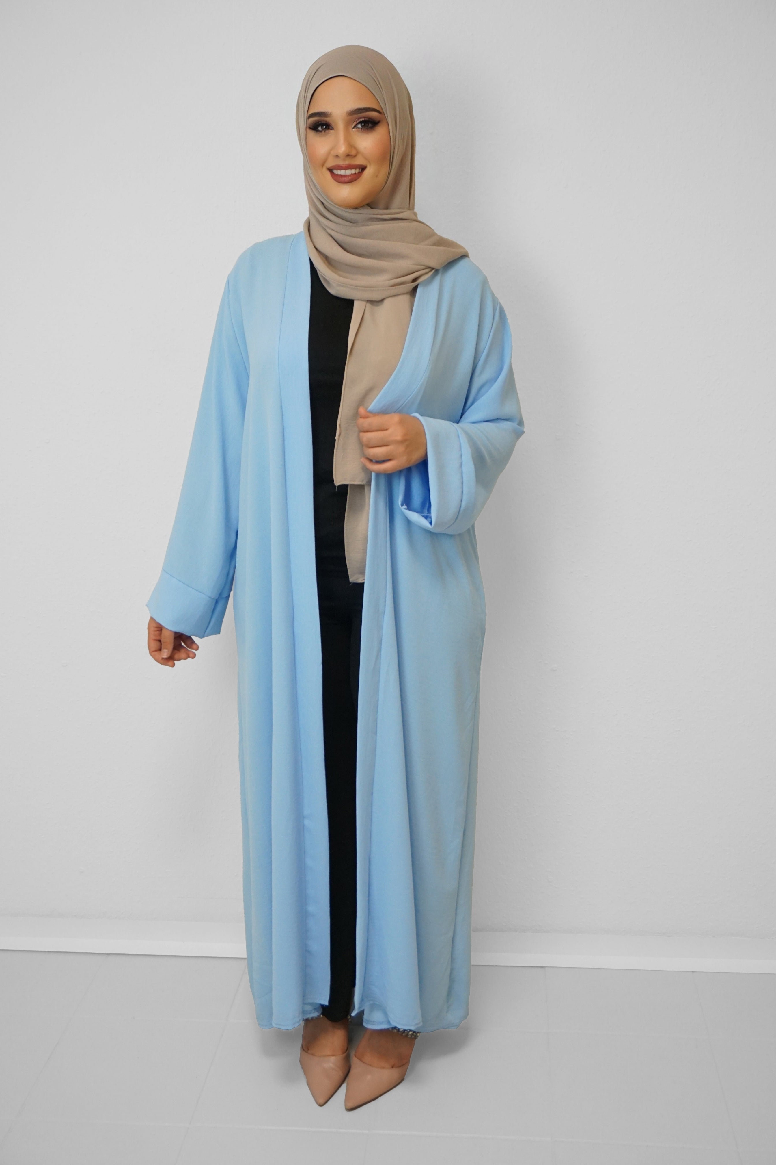 Kimono Narges Wasserblau