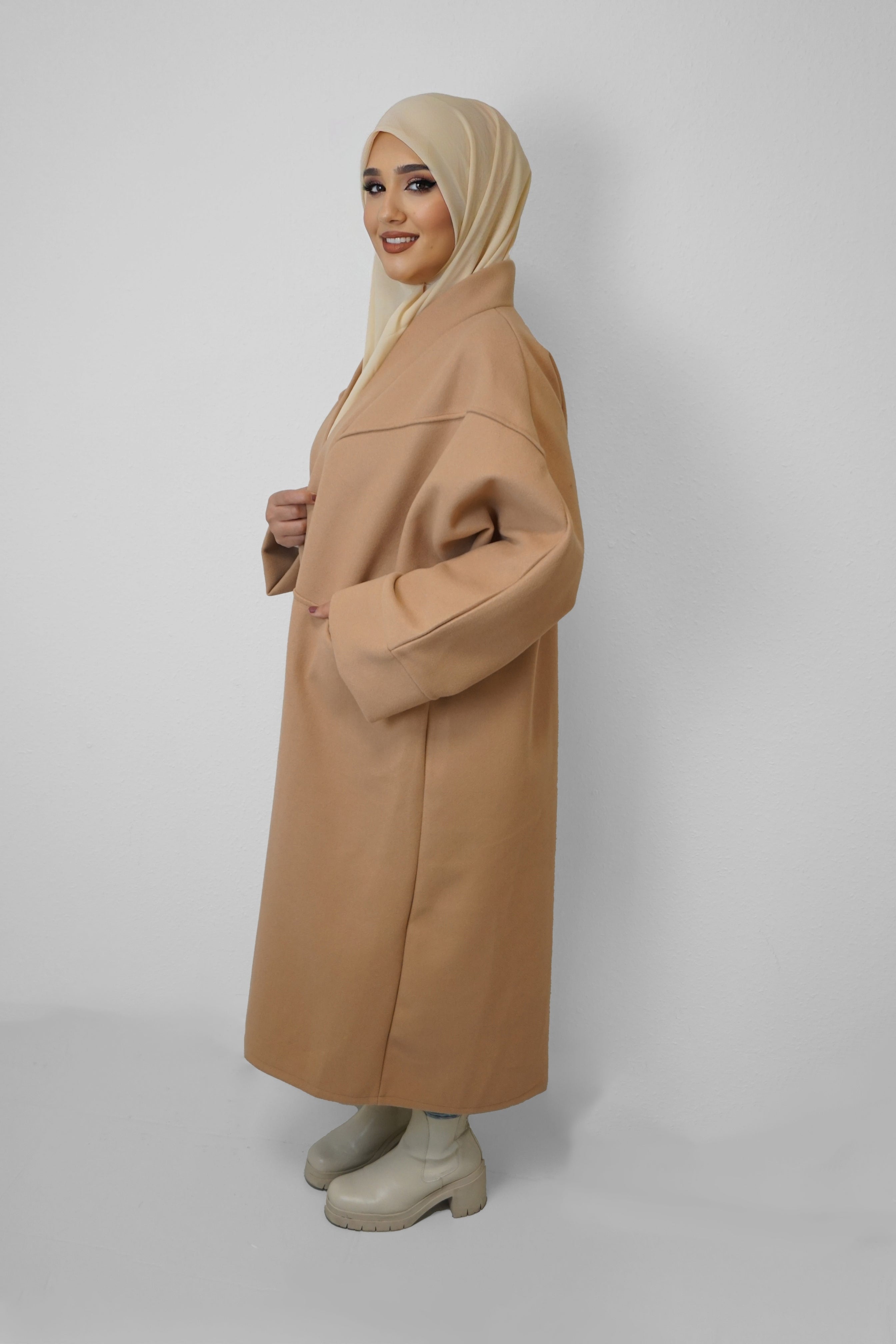 Cardigan Qamar Light Camel