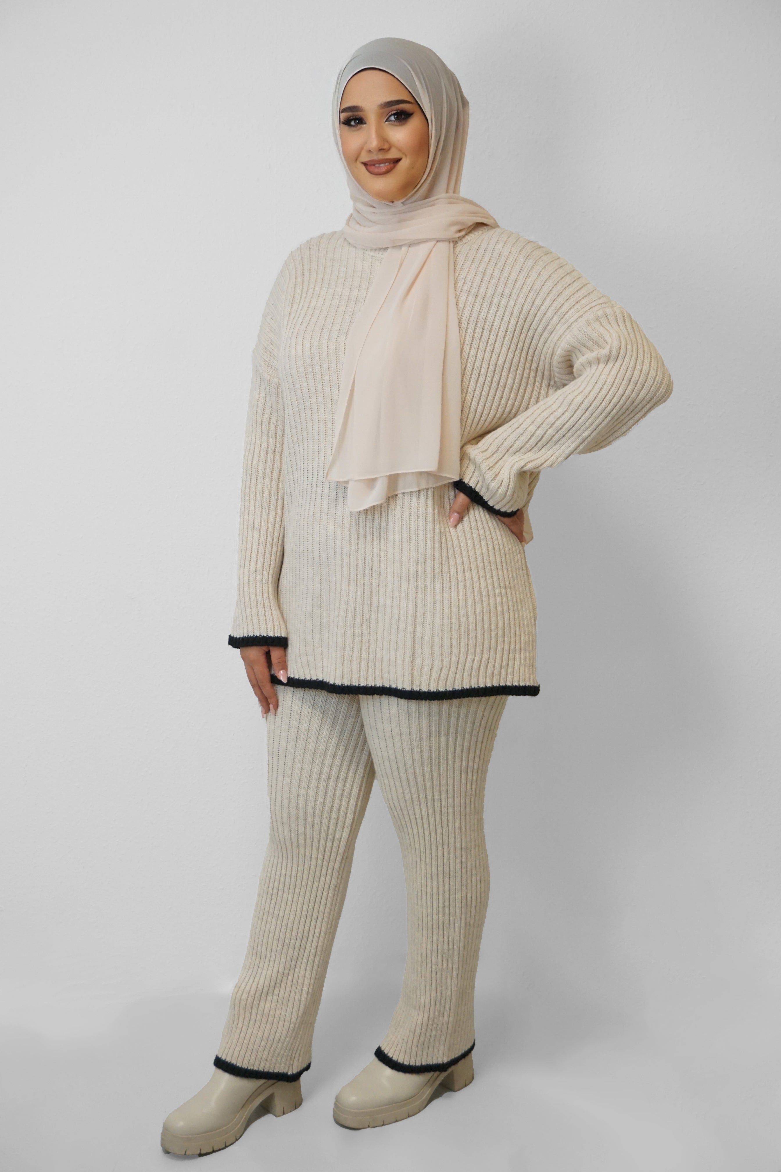 Strick Zwei-Teiler Nazar Beige