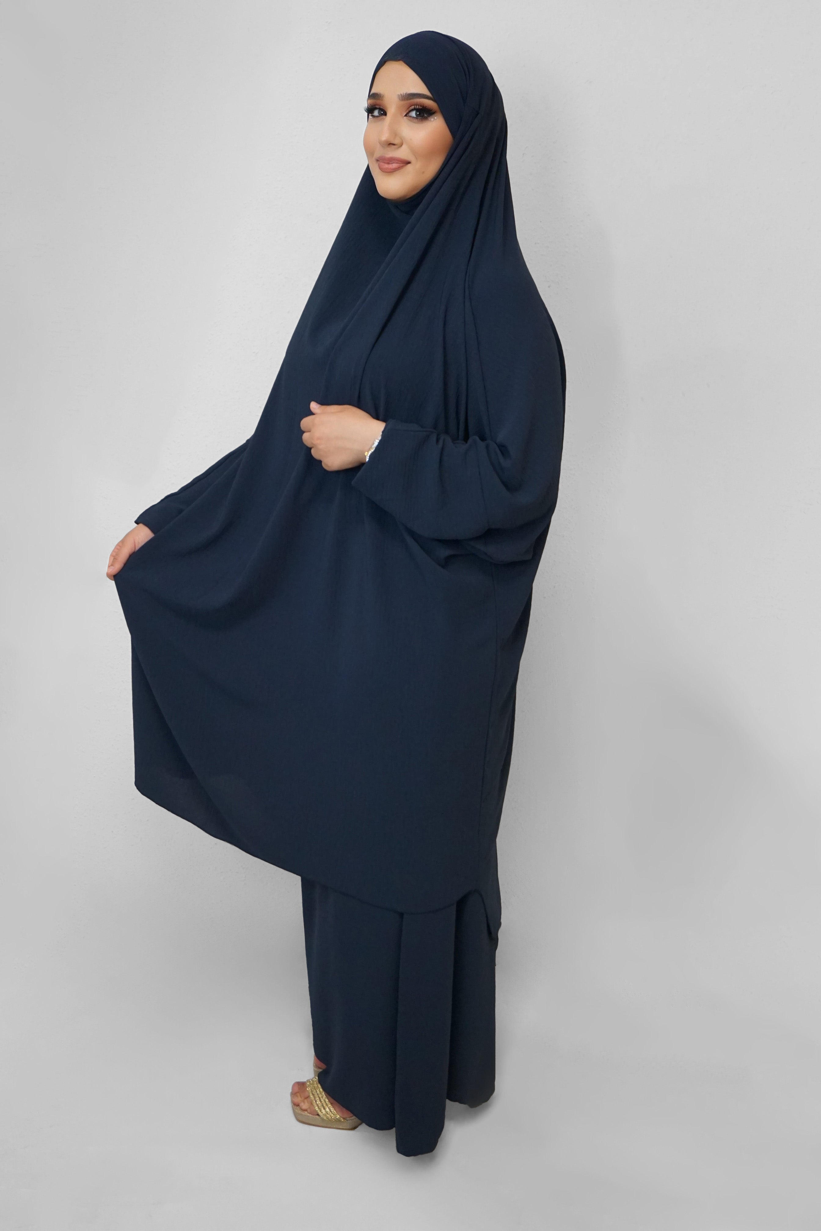 Jazz Jilbab Dunkelblau