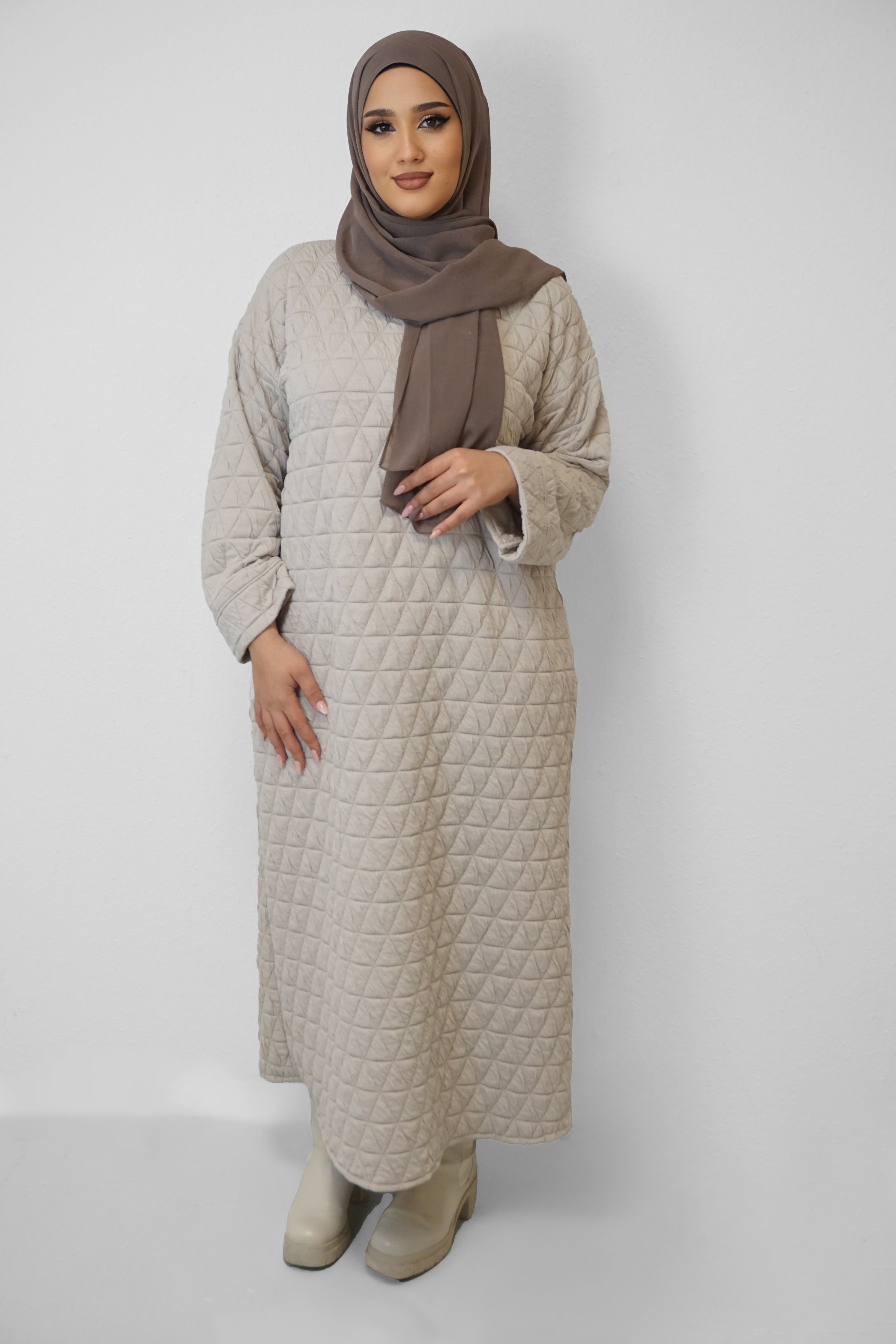 Maxi-Kleid Saly Beige