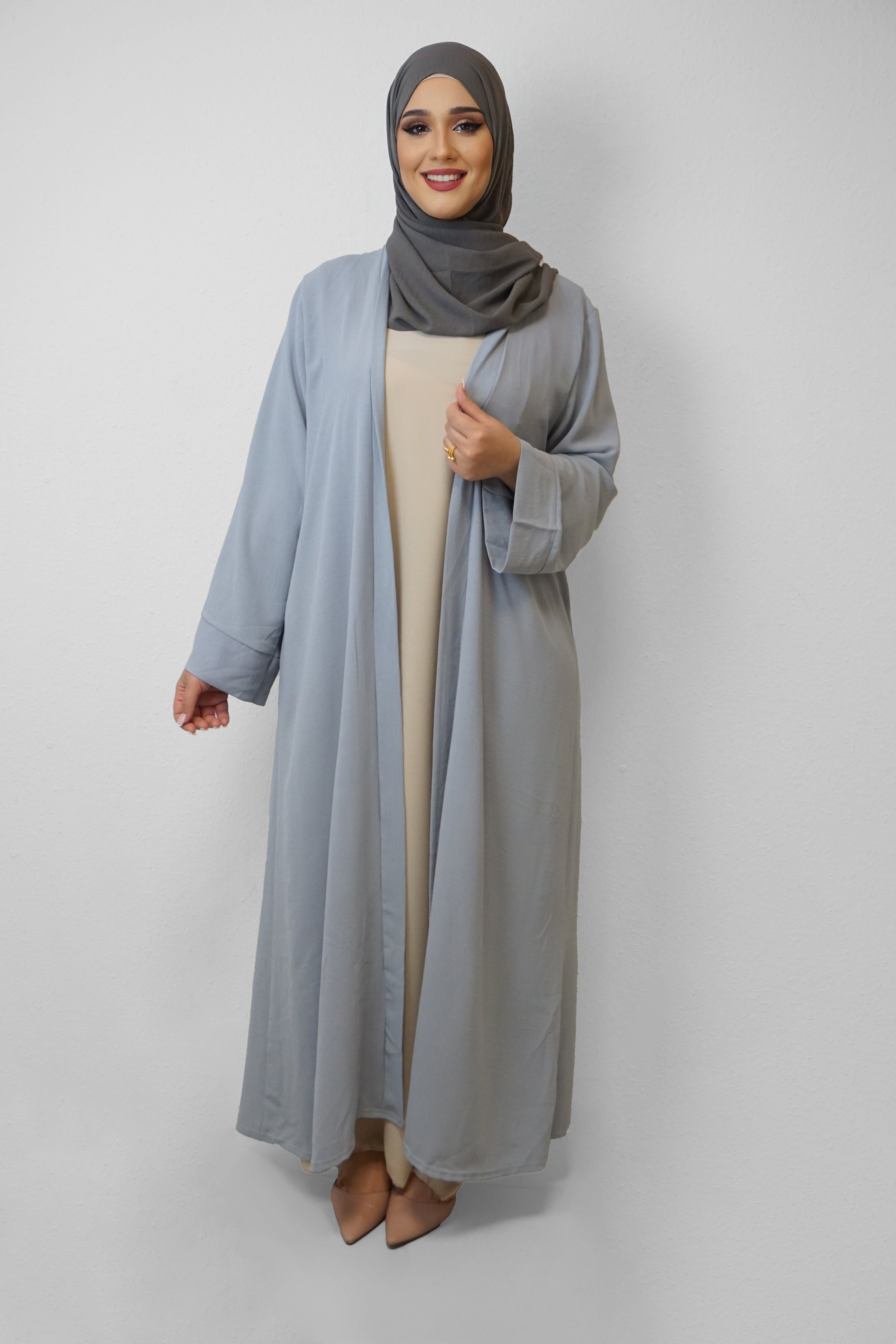 Kimono Narges Hellgrau