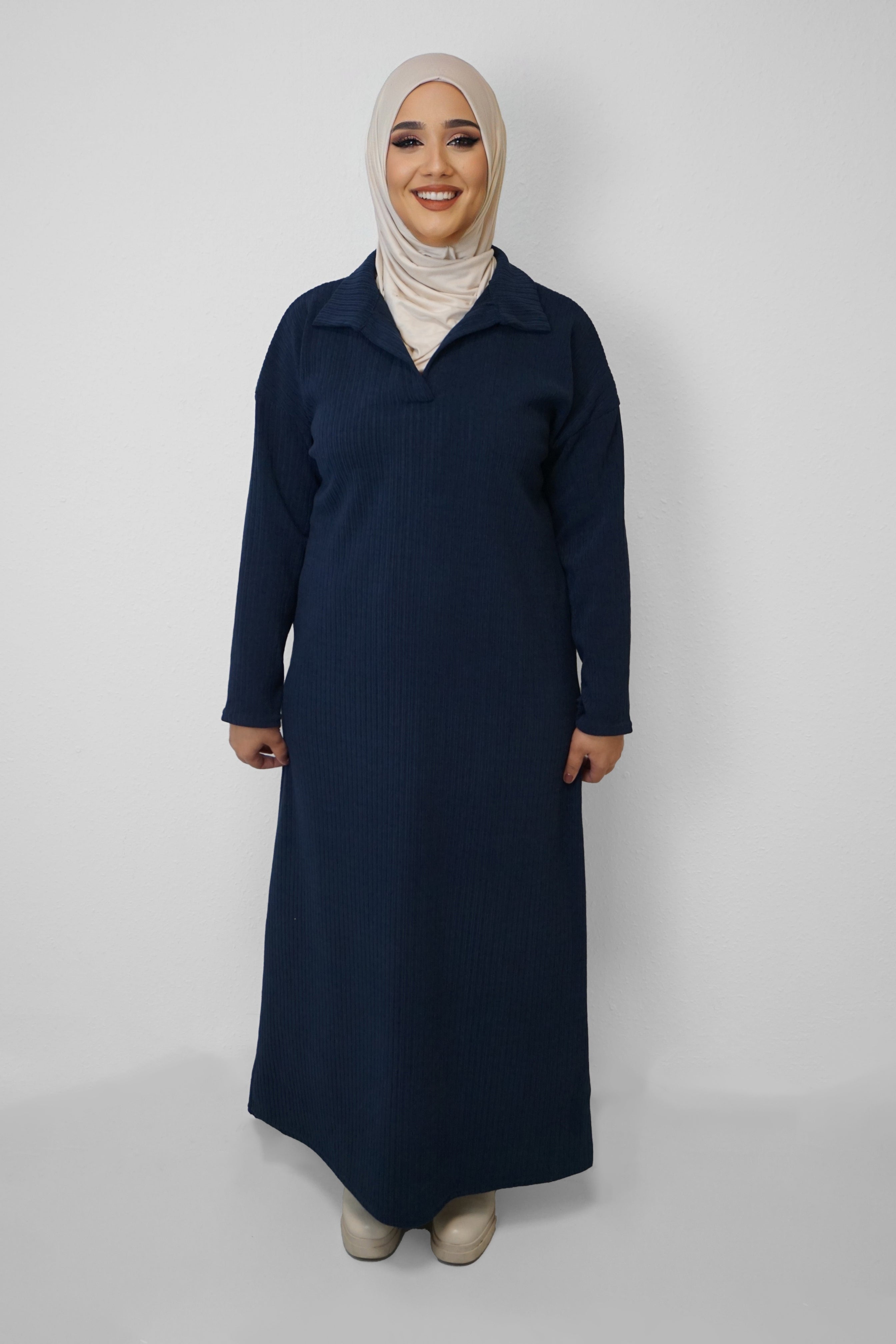 Cord Kleid Tamara Dunkelblau