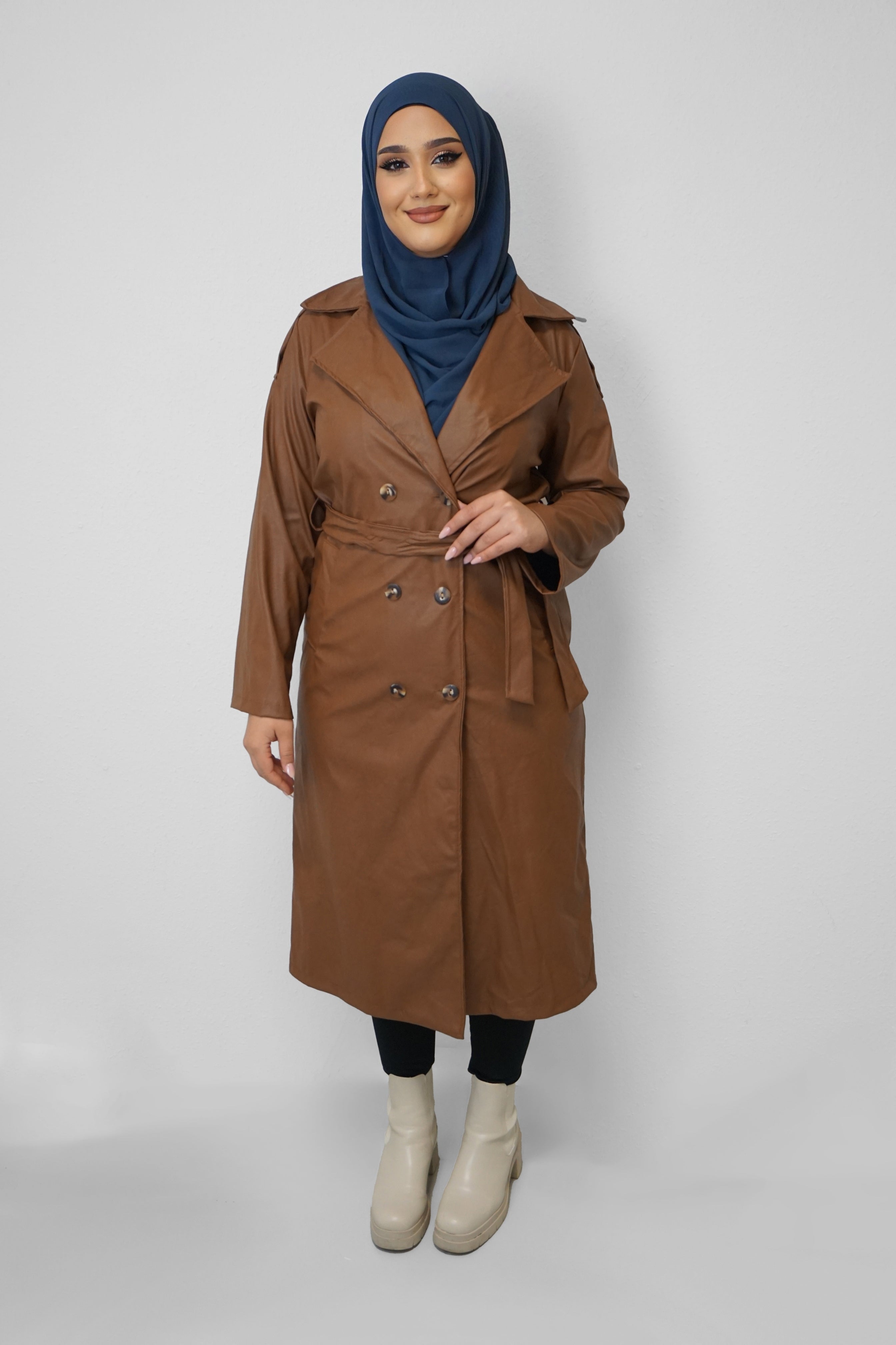 Mantel Saphira Braun