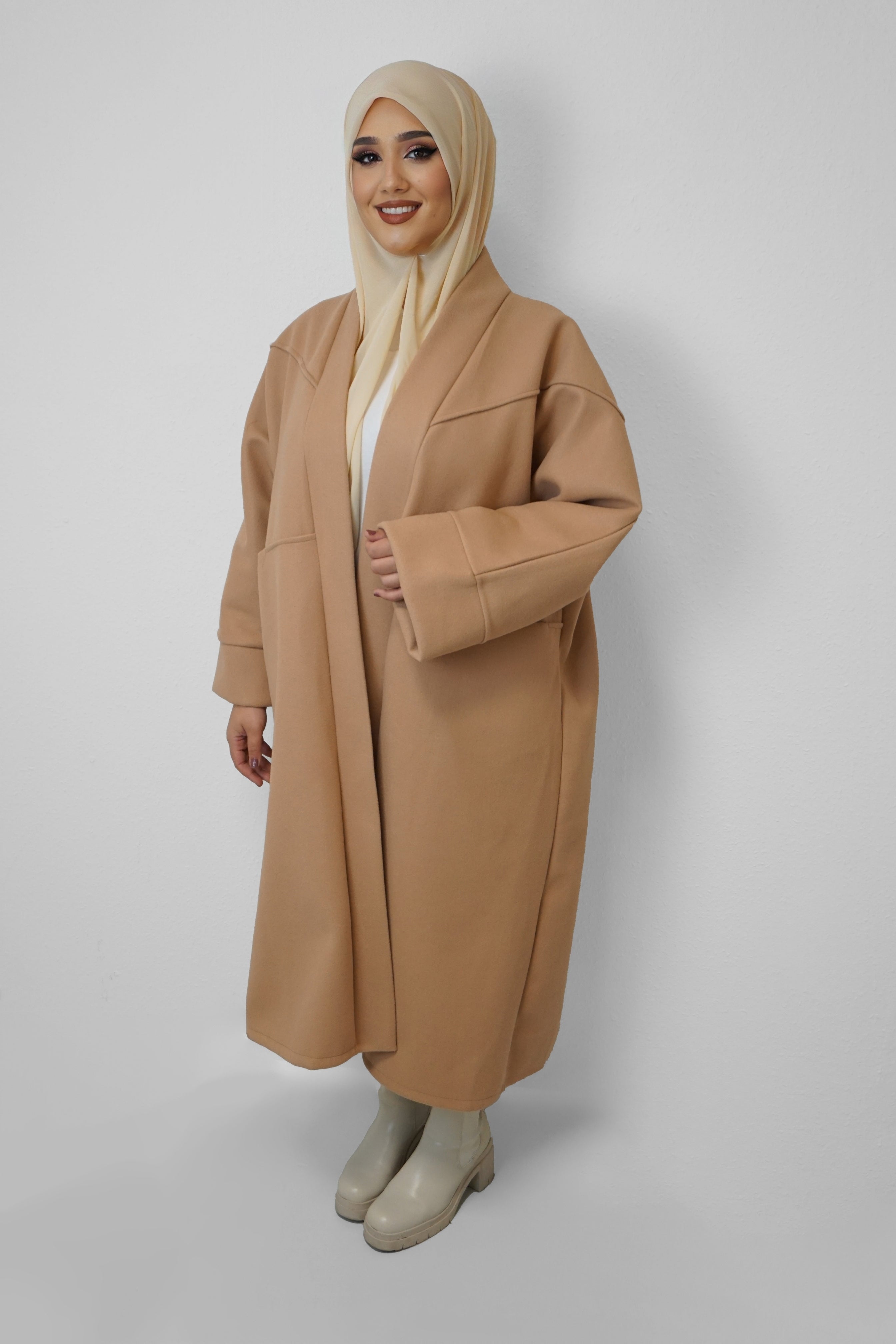 Cardigan Qamar Light Camel