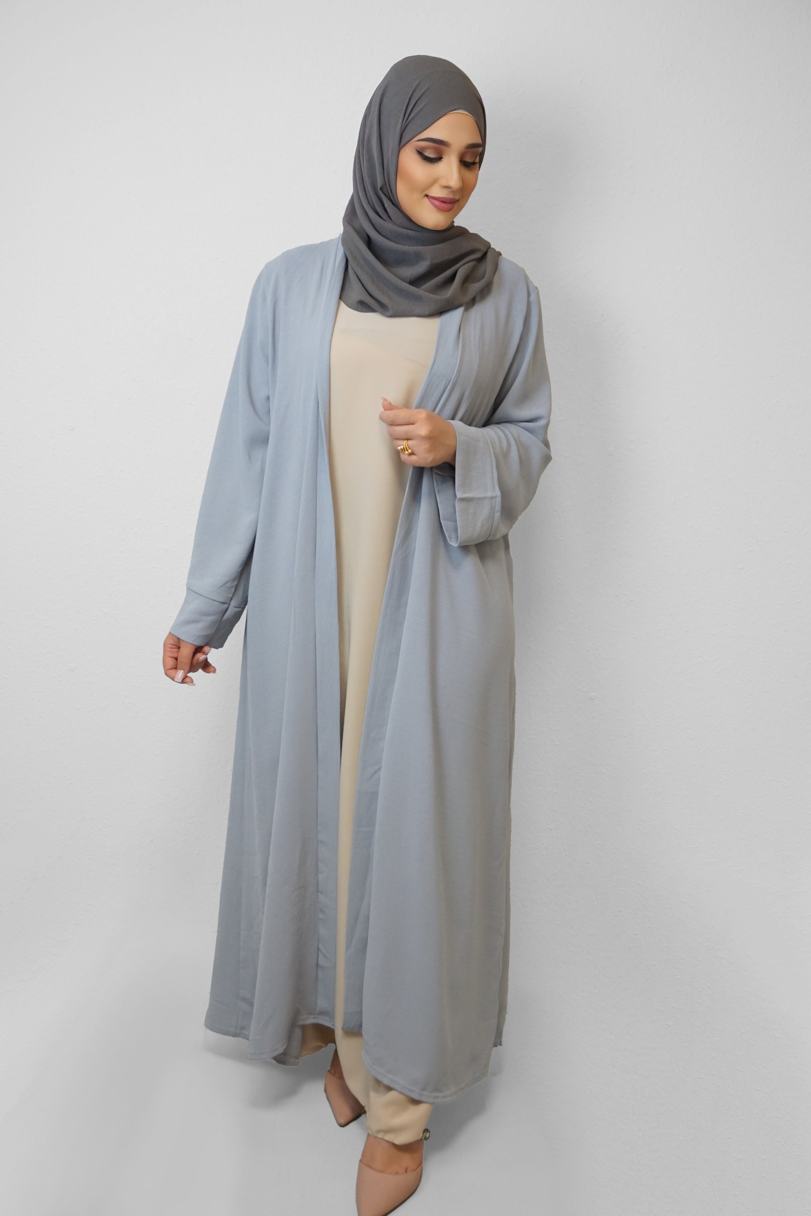 Kimono Narges Hellgrau