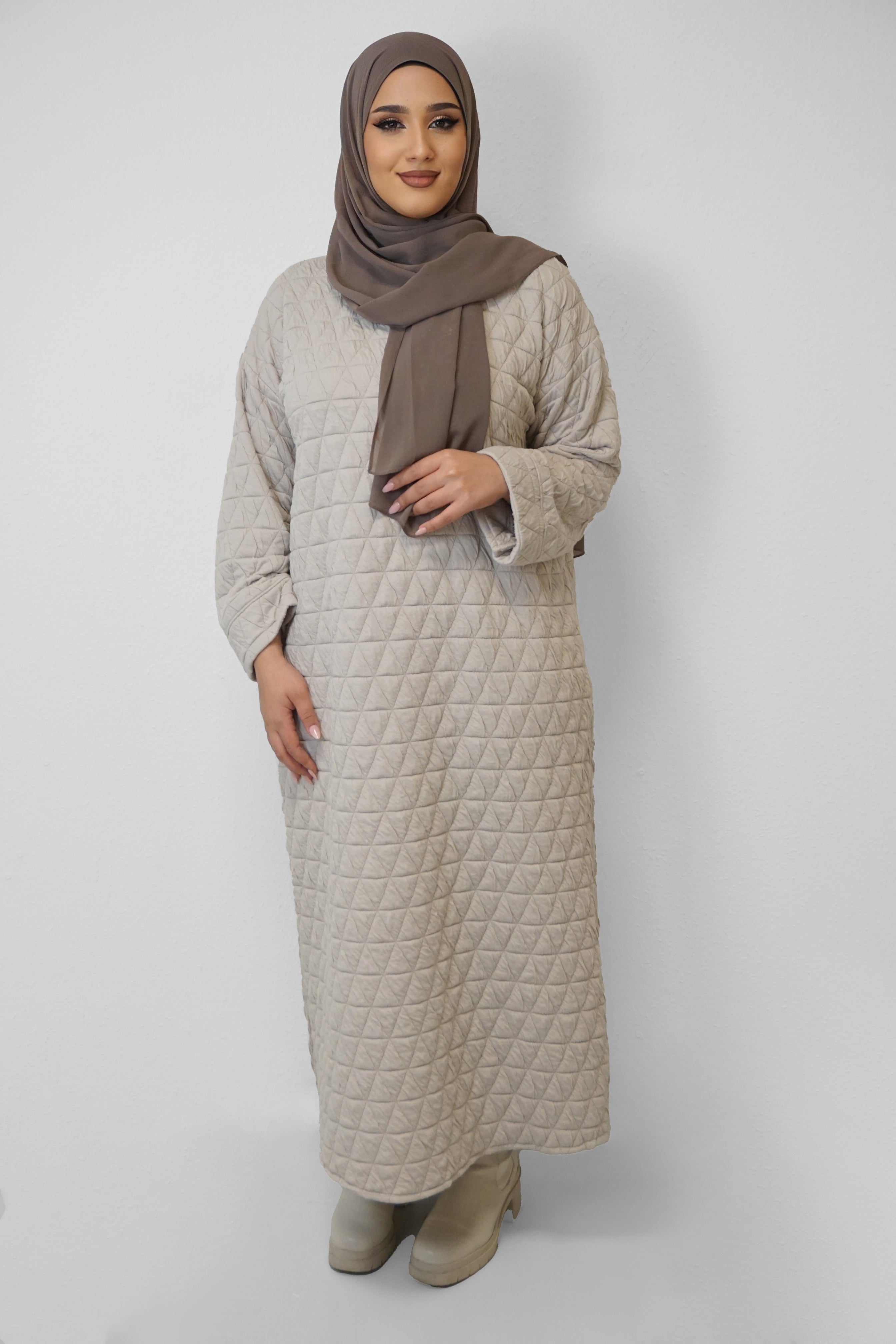 Maxi-Kleid Saly Beige