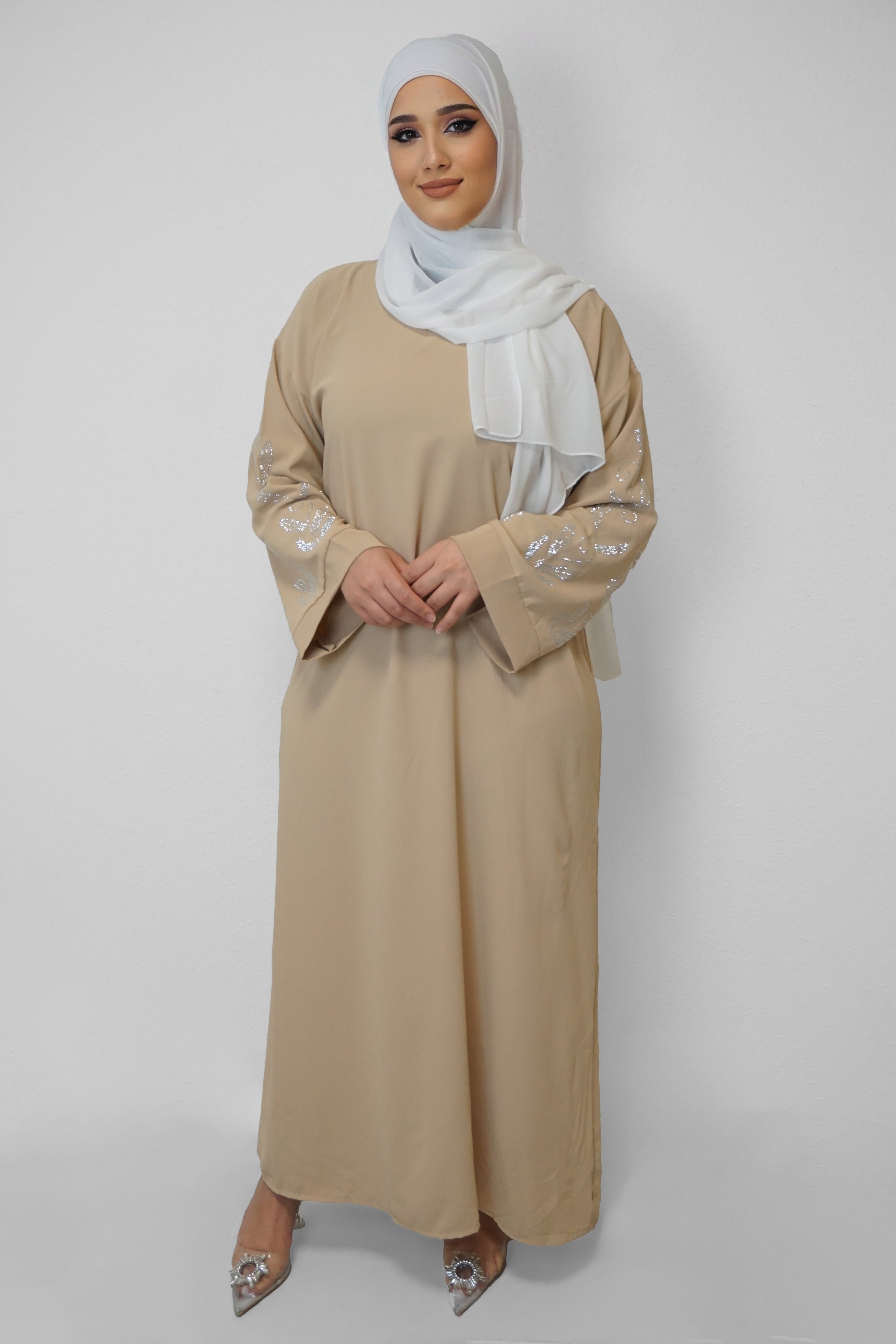 Abaya Basima Beige