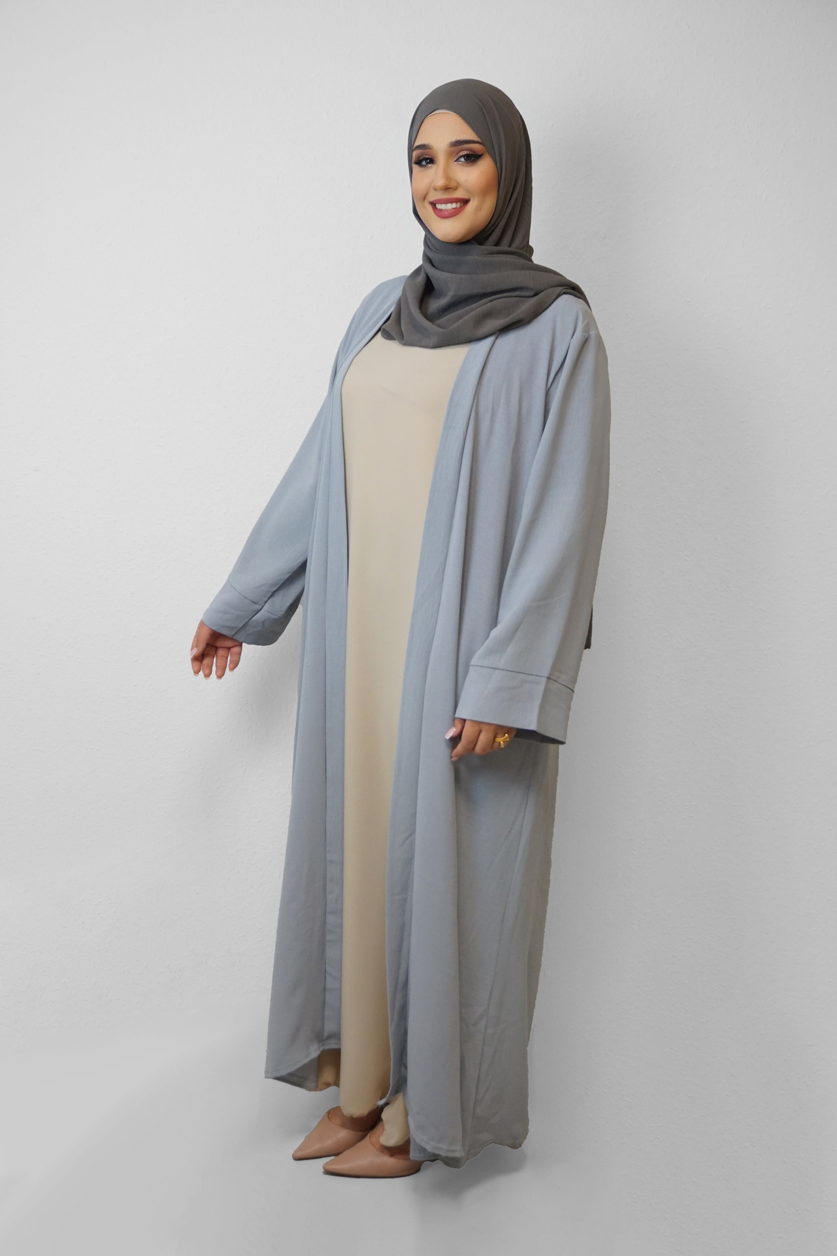 Kimono Narges Hellgrau