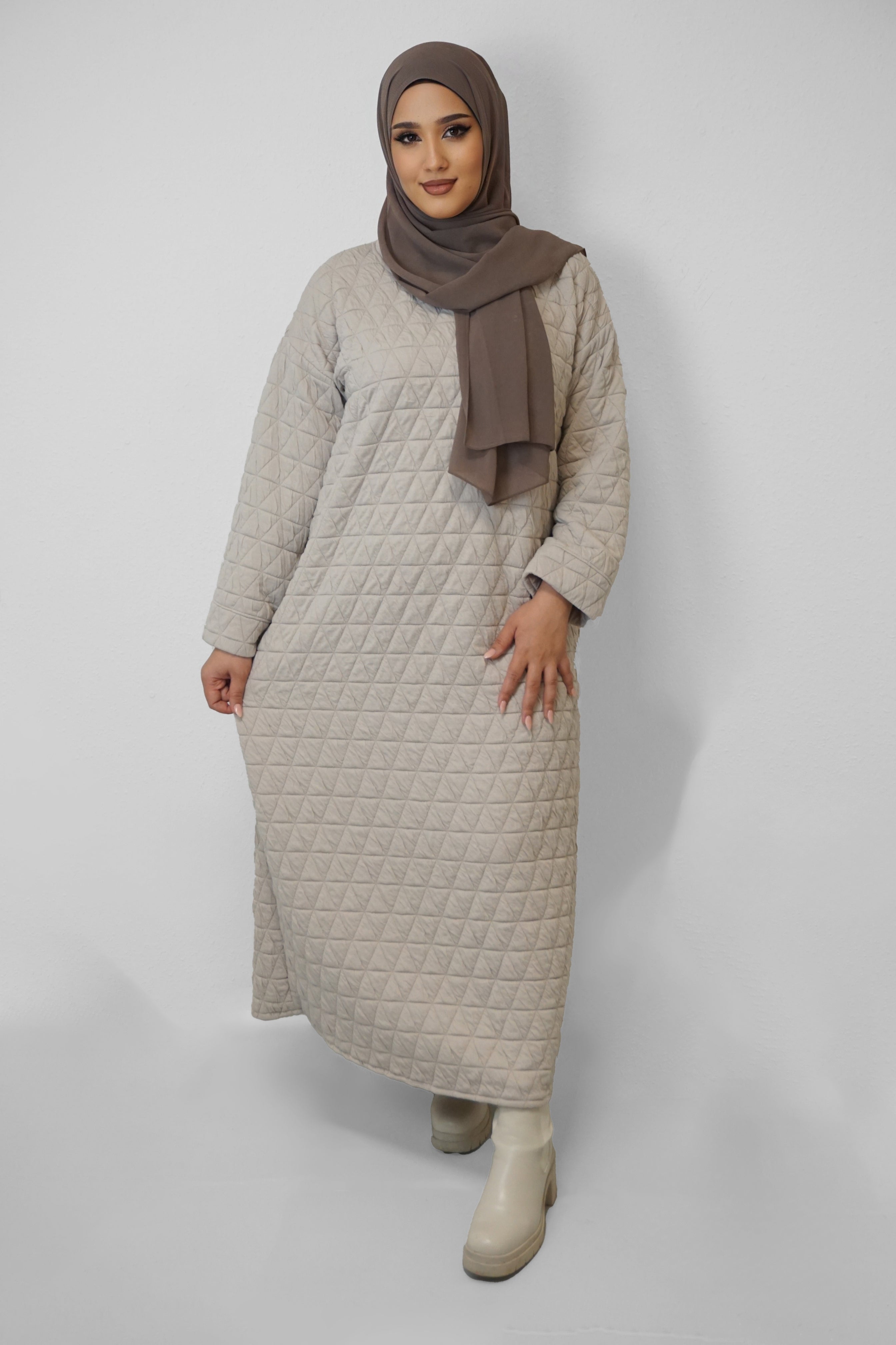 Maxi-Kleid Saly Beige