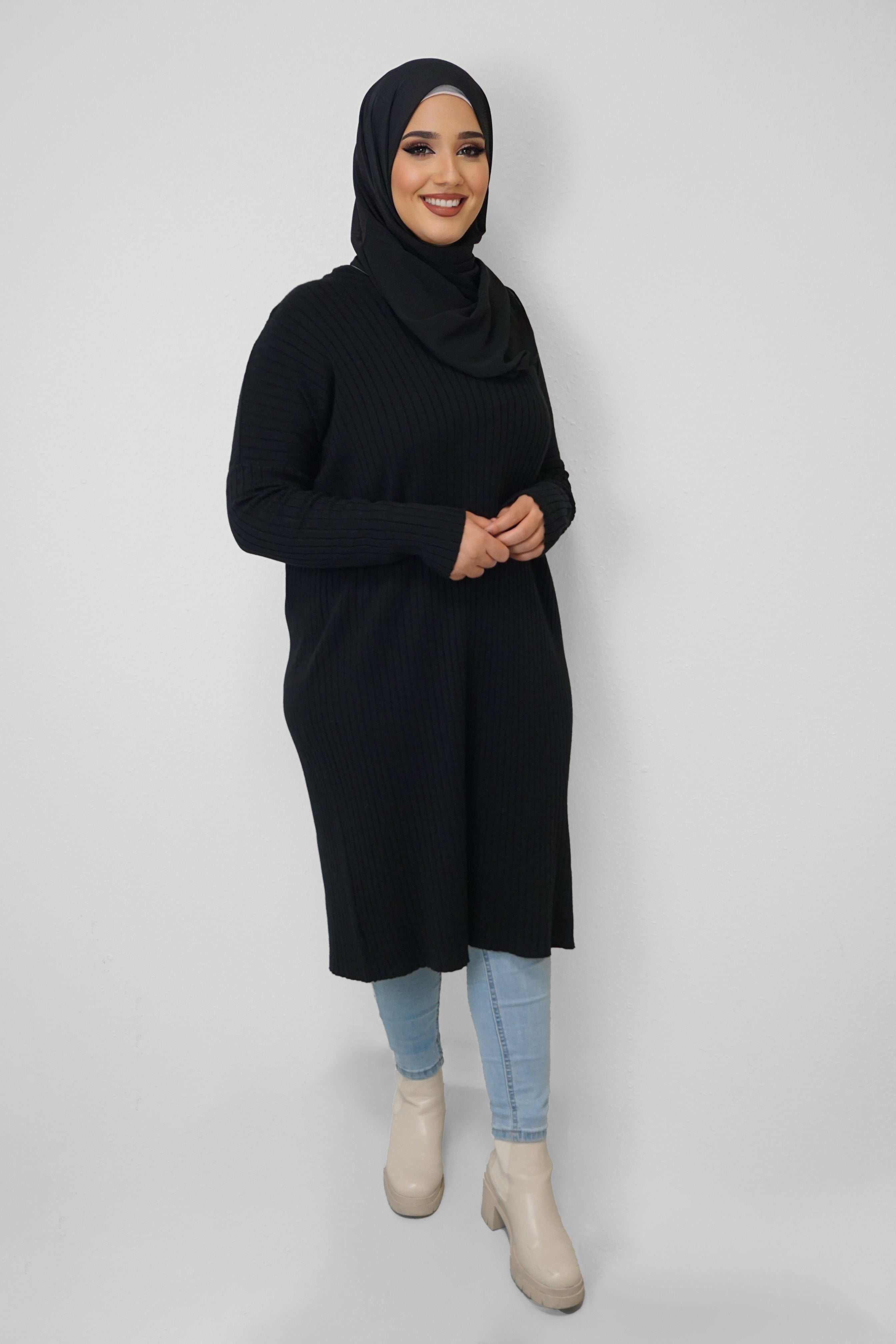 Oversize Pullover Nilüfer Schwarz