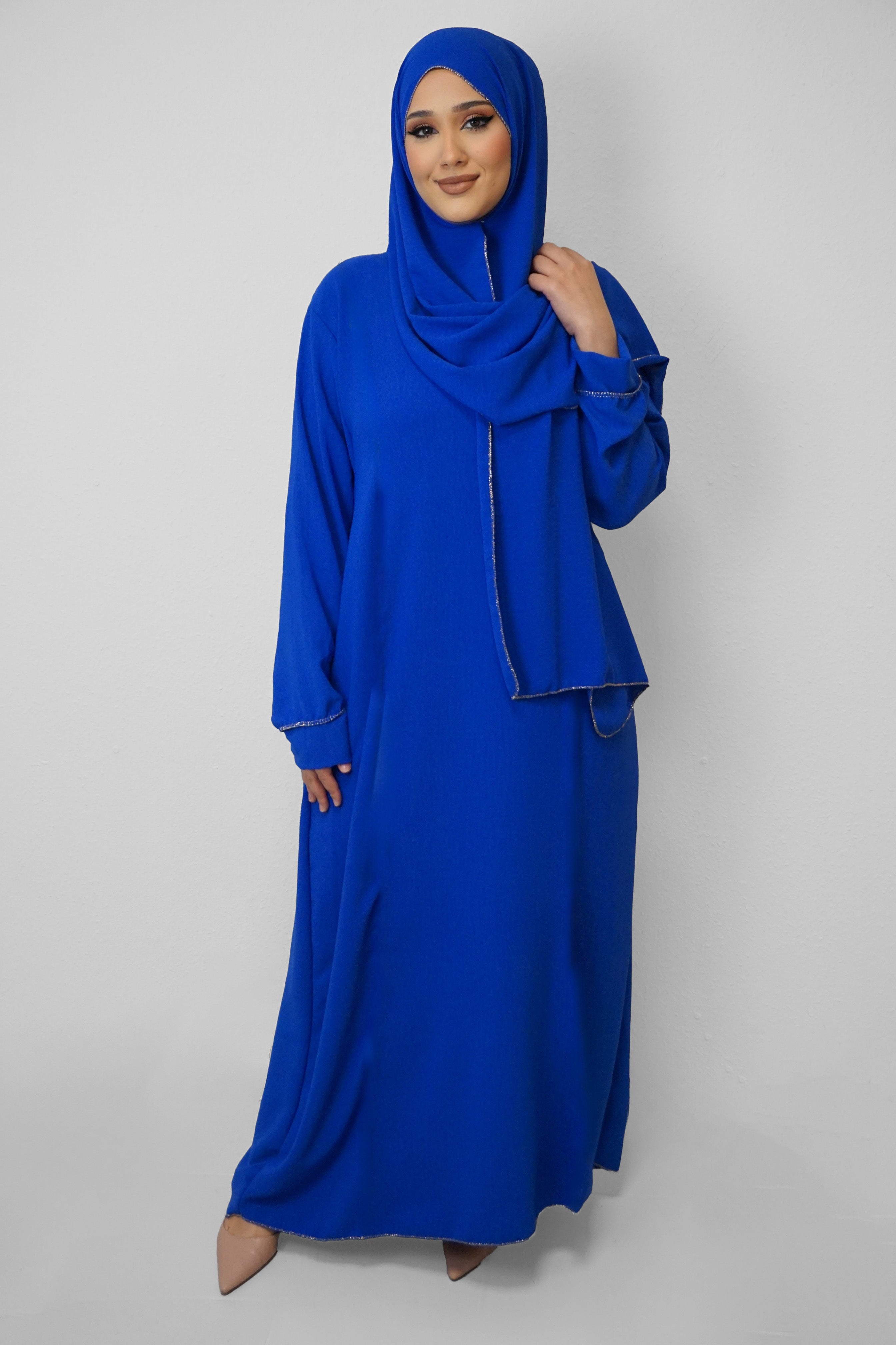 Abaya Cherin Royalblau